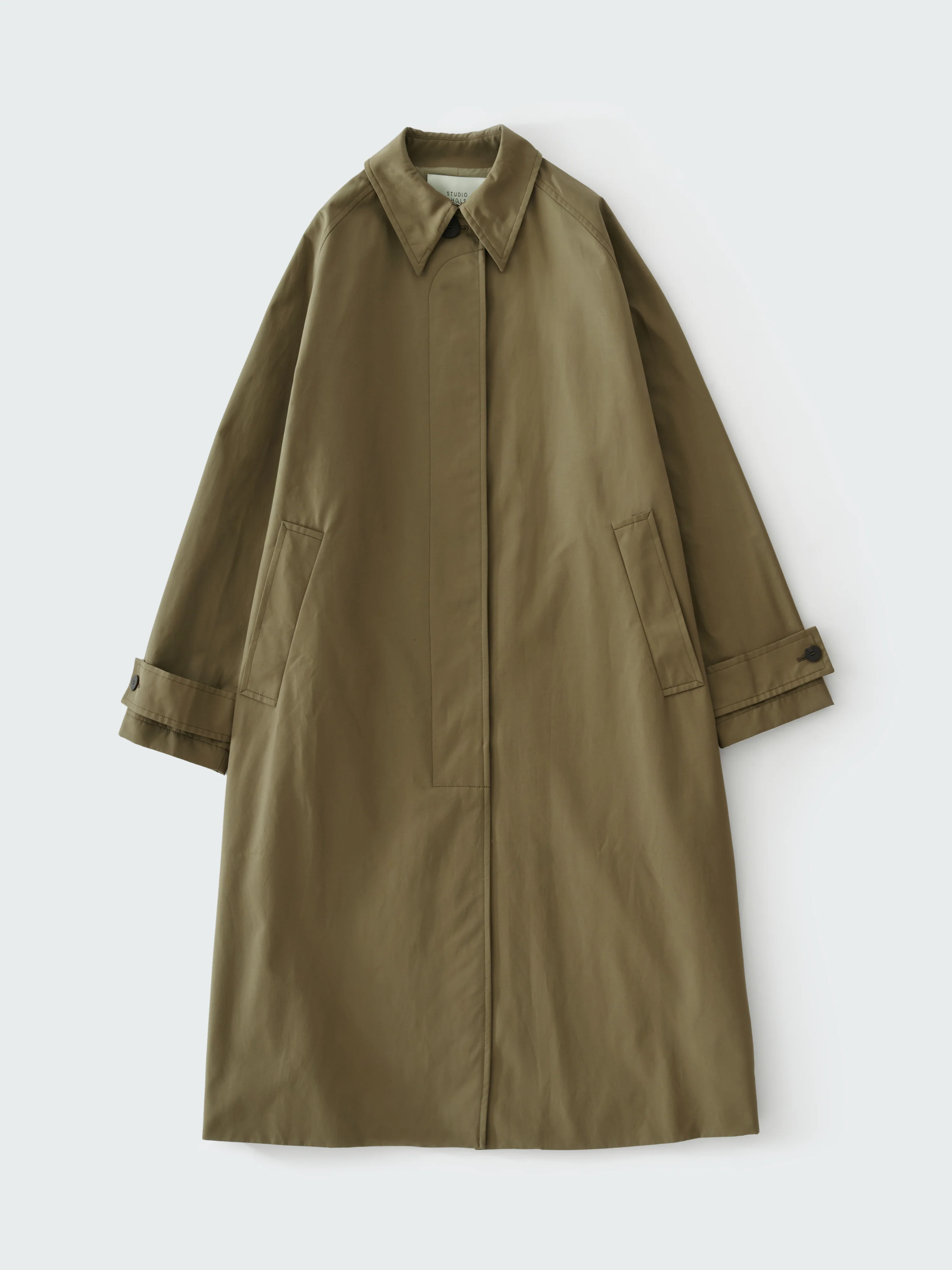 Holin Technical Cotton Trench in Dark Dusk - Image 9