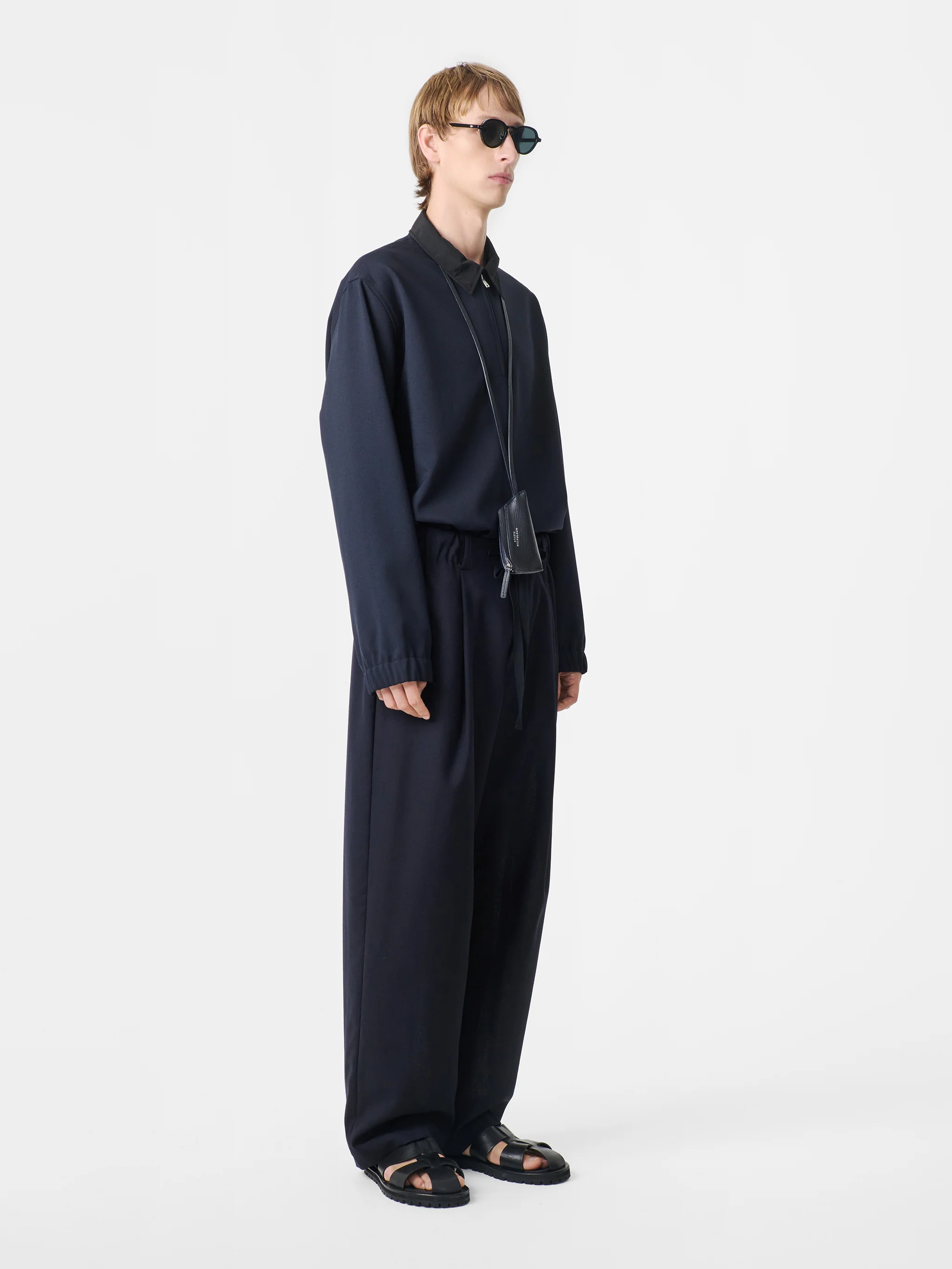 Joss Shirt in Darkest Navy - Image 3
