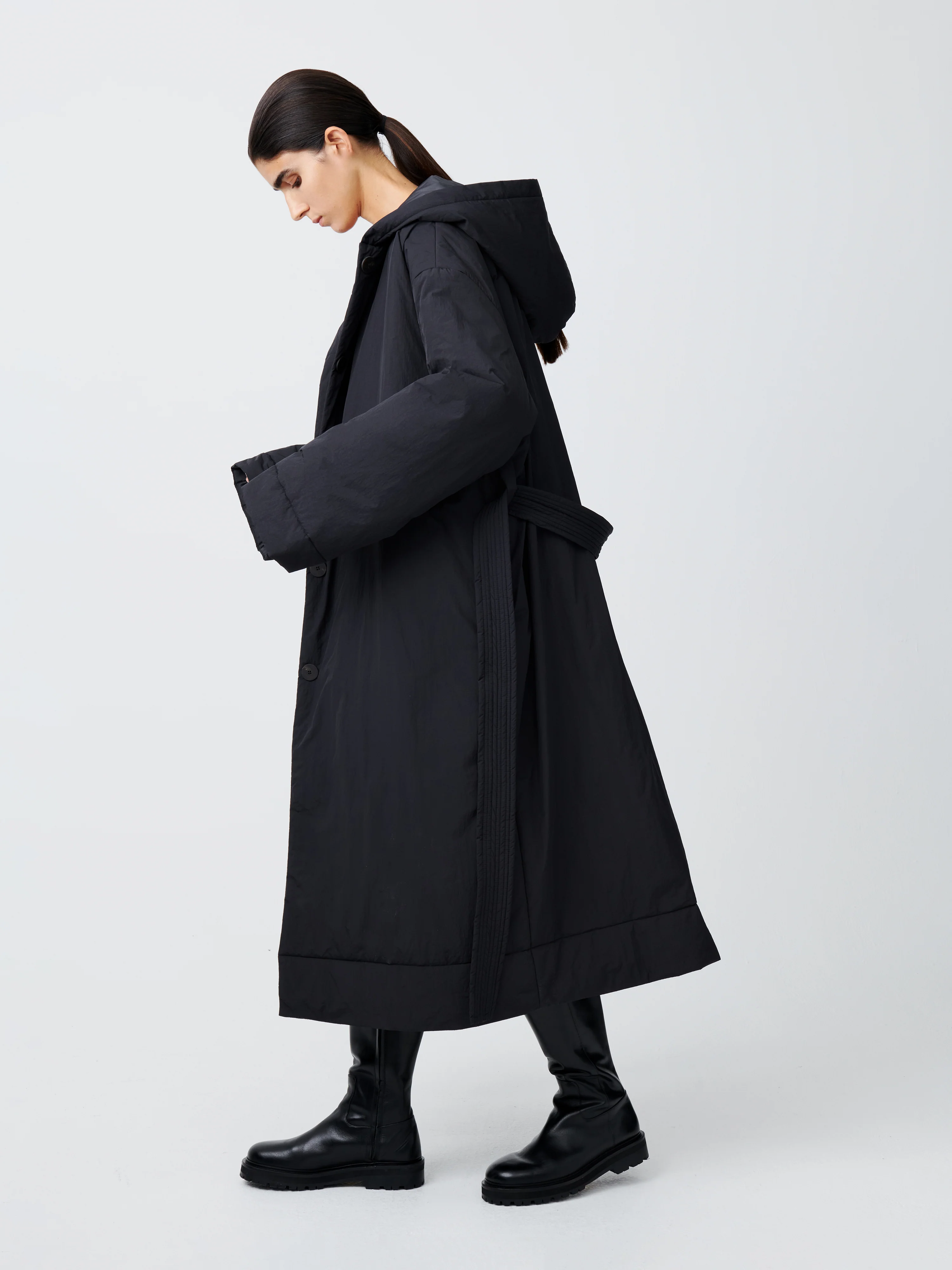 Kariba Ecodown Coat in Black - Image 2