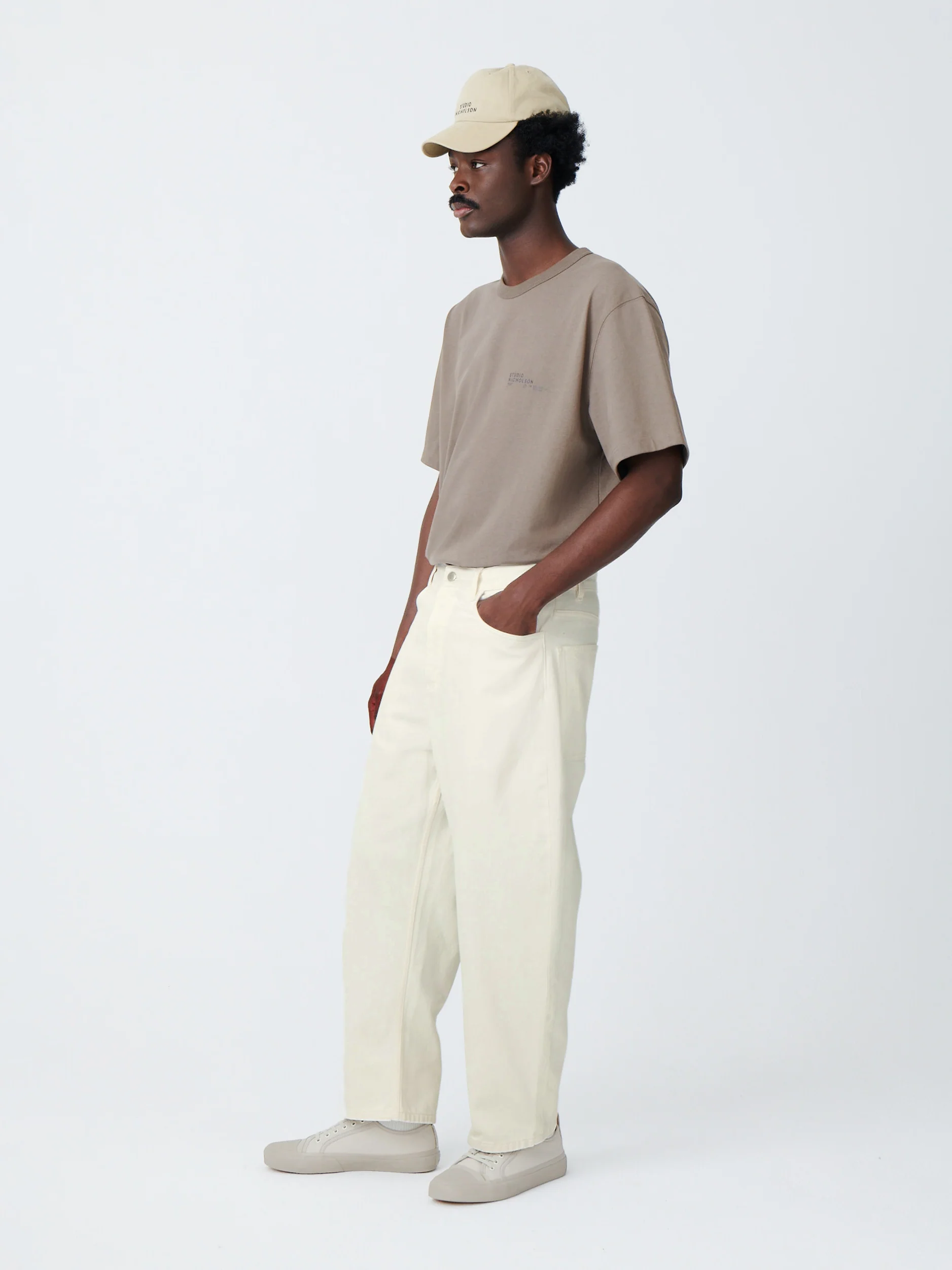 Land Denim Pant in Parchment - Image 2