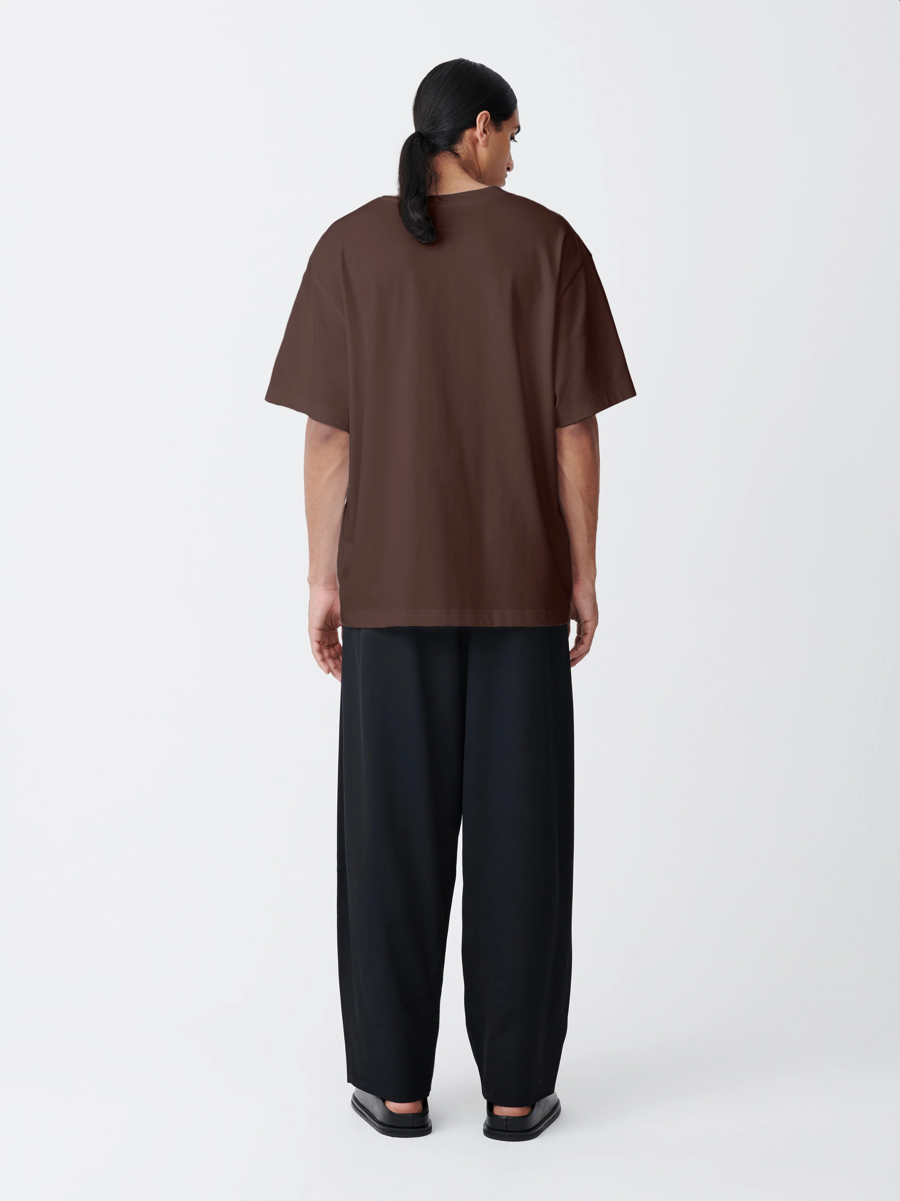 Lay T-Shirt in Chocolate - Image 2