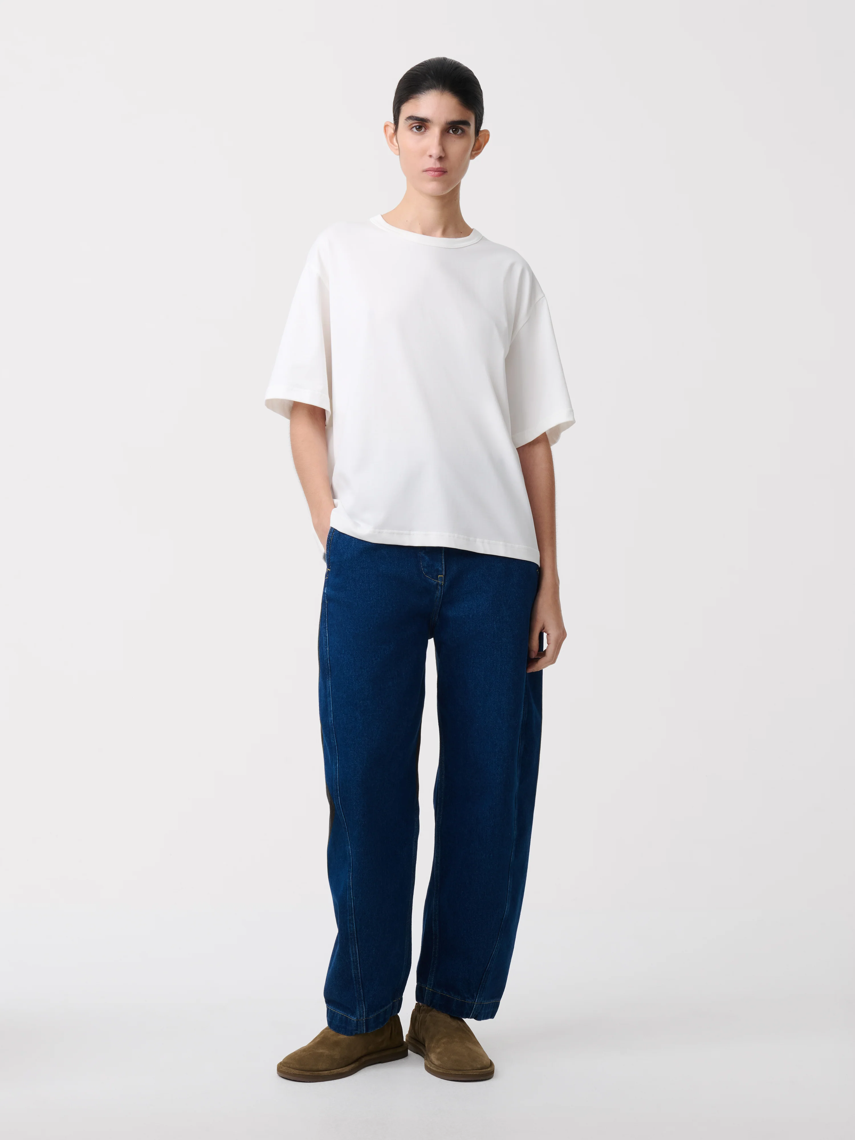 Lee T-Shirt in Optic White