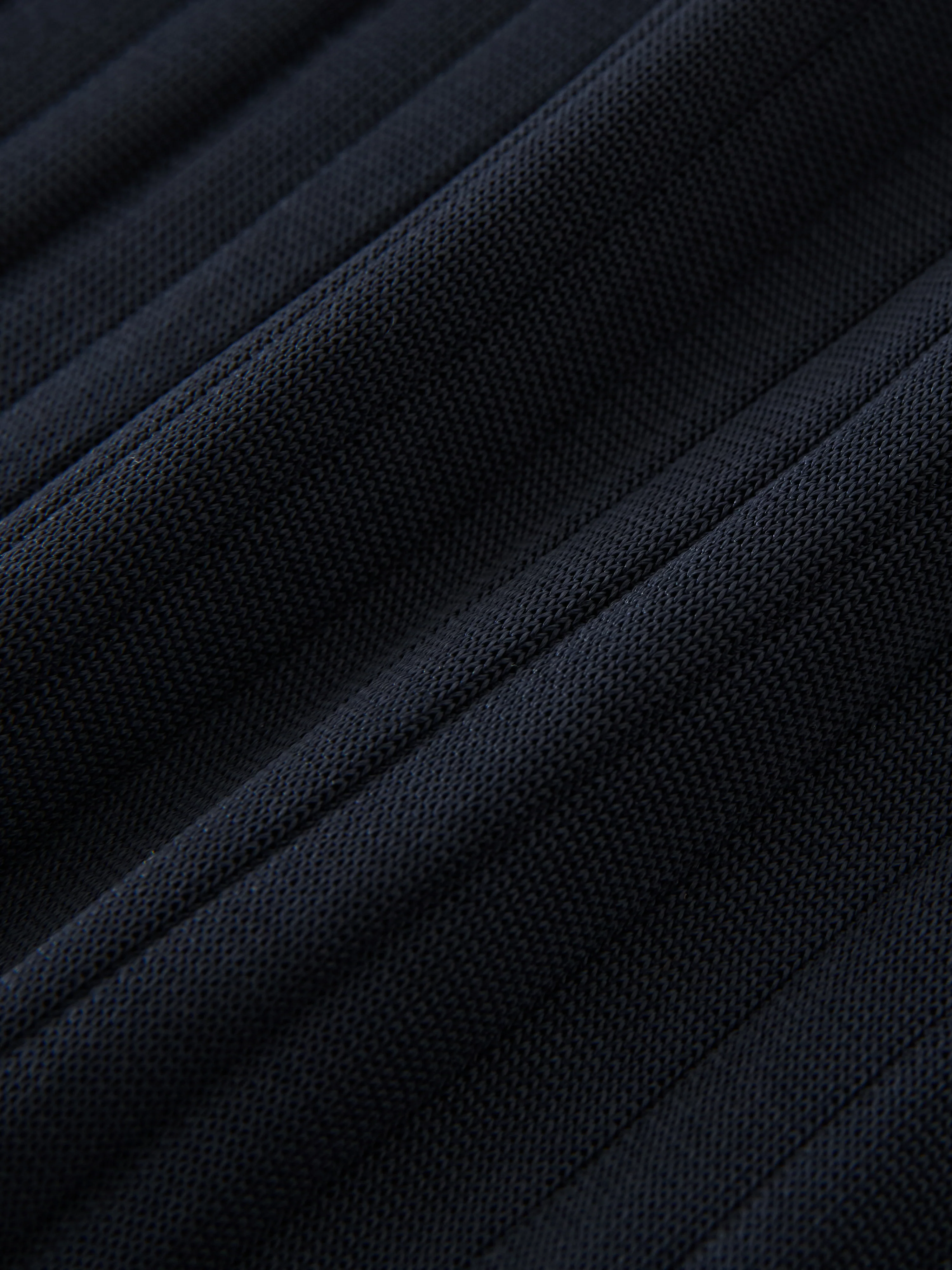 Lordi Knit Polo in Darkest Navy - Image 8