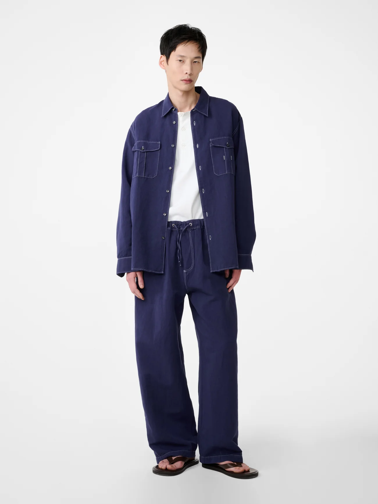 Louro Shirt in Indigo - Image 3