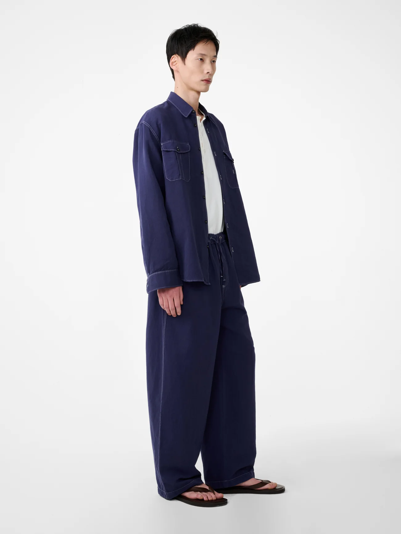 Louro Shirt in Indigo - Image 7