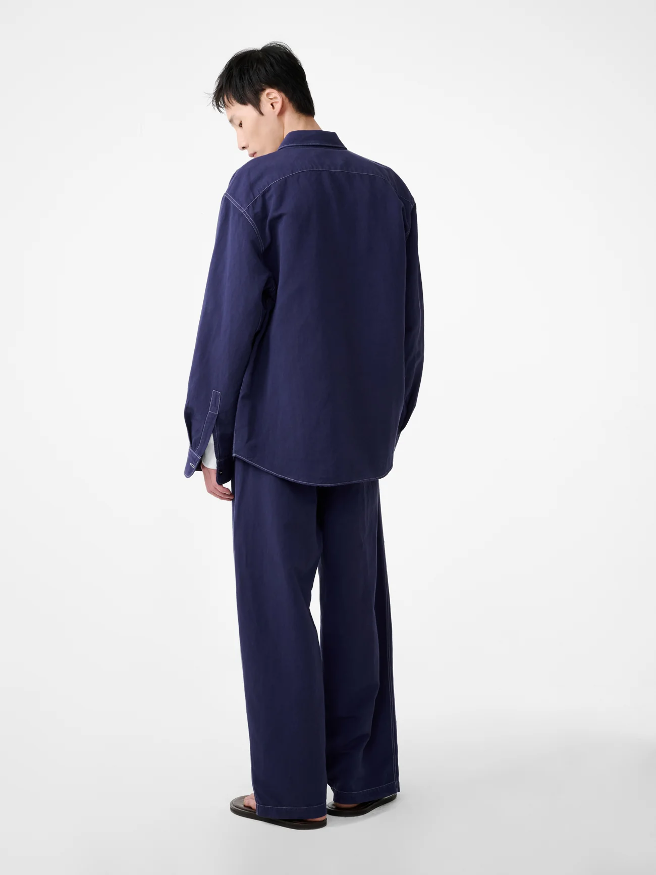 Louro Shirt in Indigo - Image 9