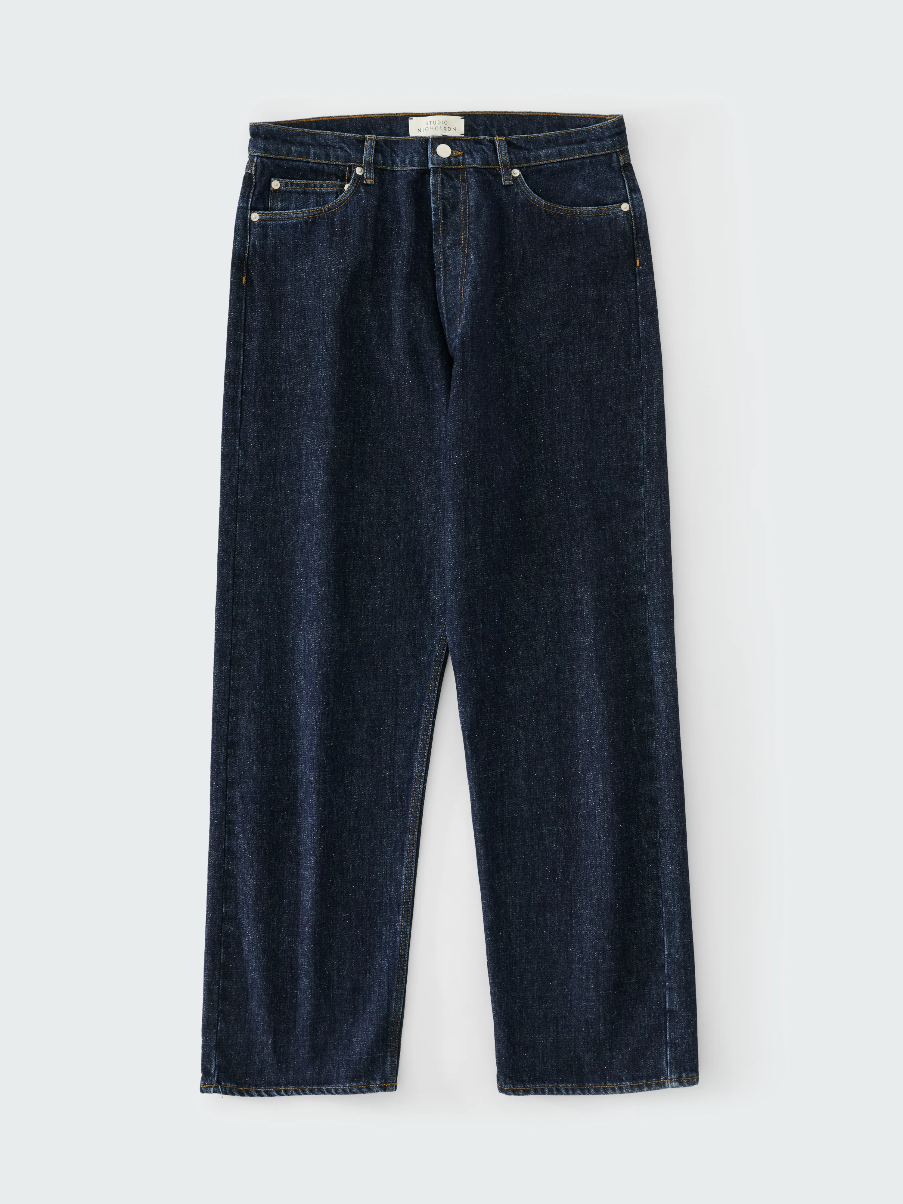 Marylebone Straight Leg Denim Pant in Indigo Light Wash - Image 13