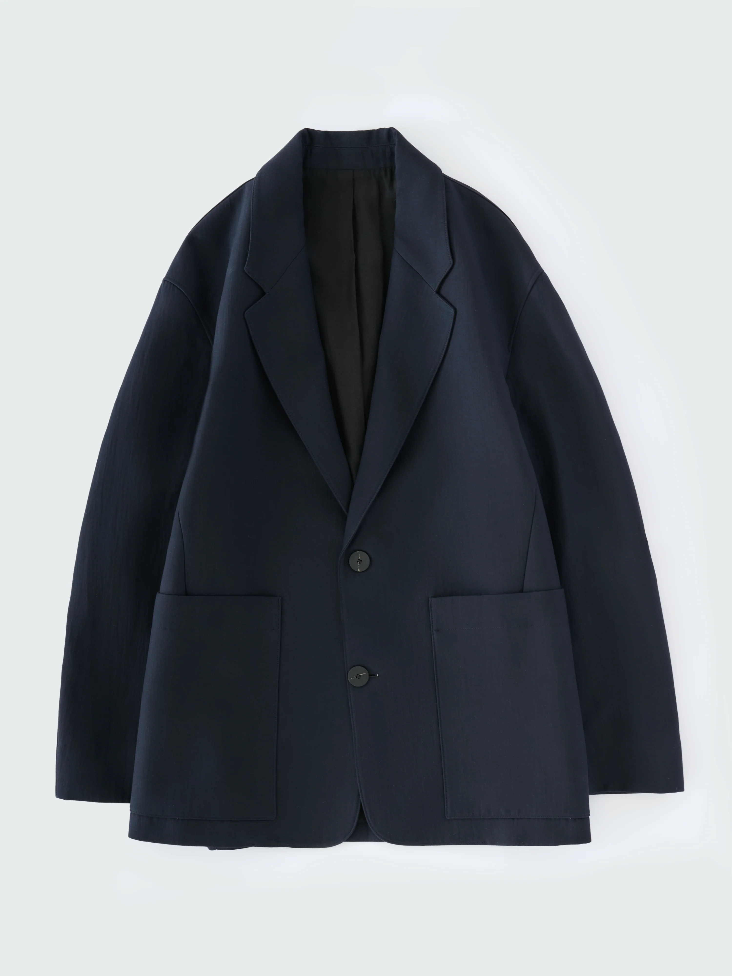 Men's Conde Double Cotton Jacket in Darkest Navy - Image 6
