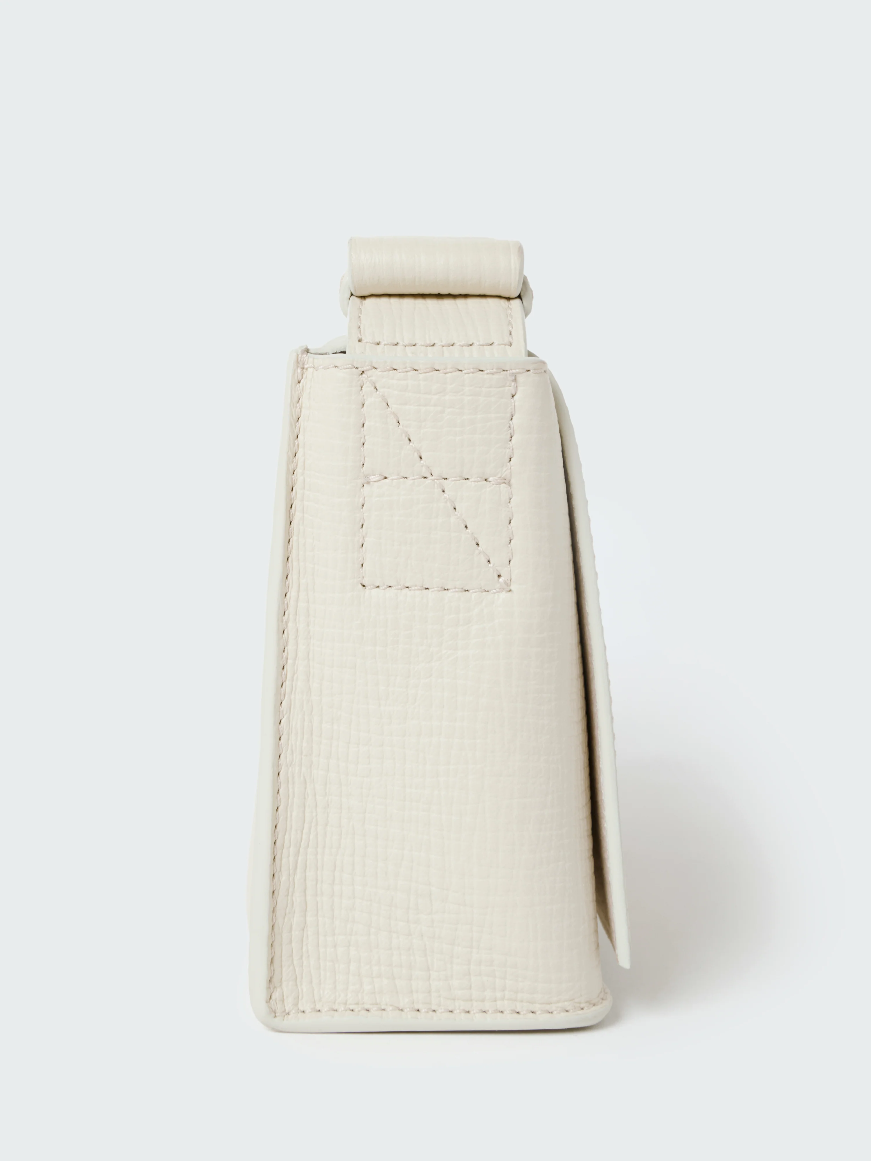 Meshi Mini Leather Bag in Parchment - Image 5