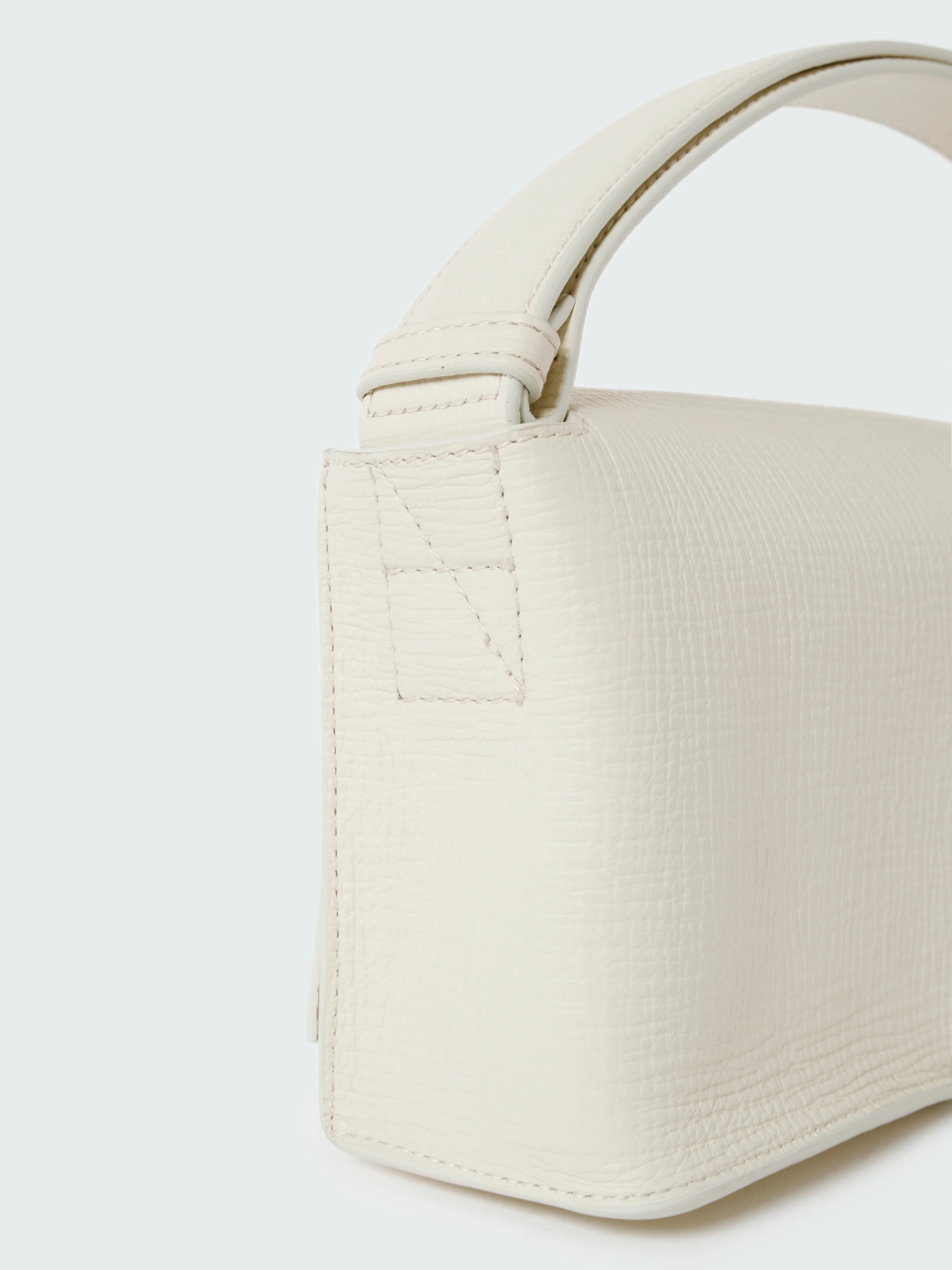 Meshi Mini Leather Bag in Parchment - Image 6