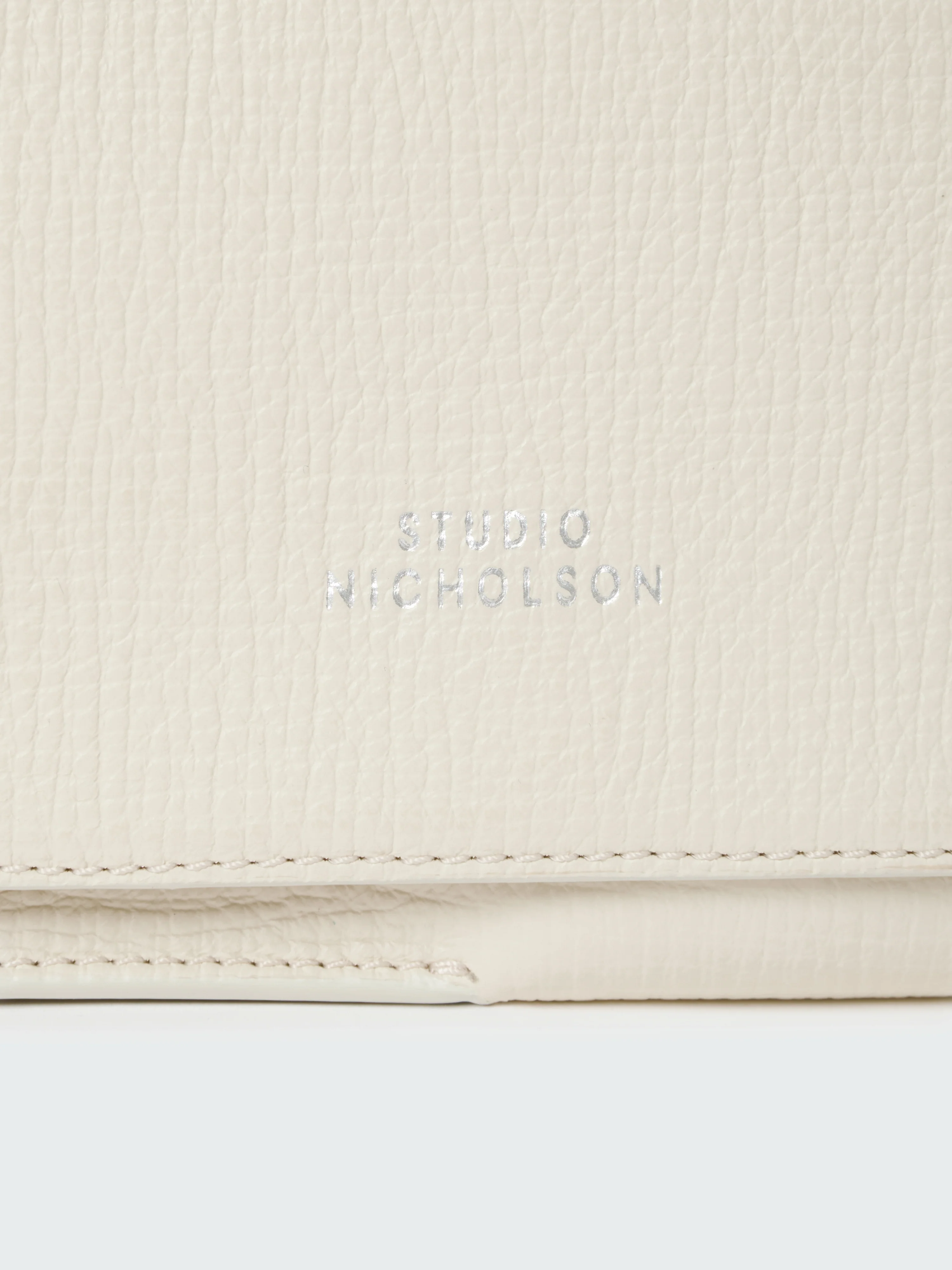 Meshi Mini Leather Bag in Parchment - Image 7