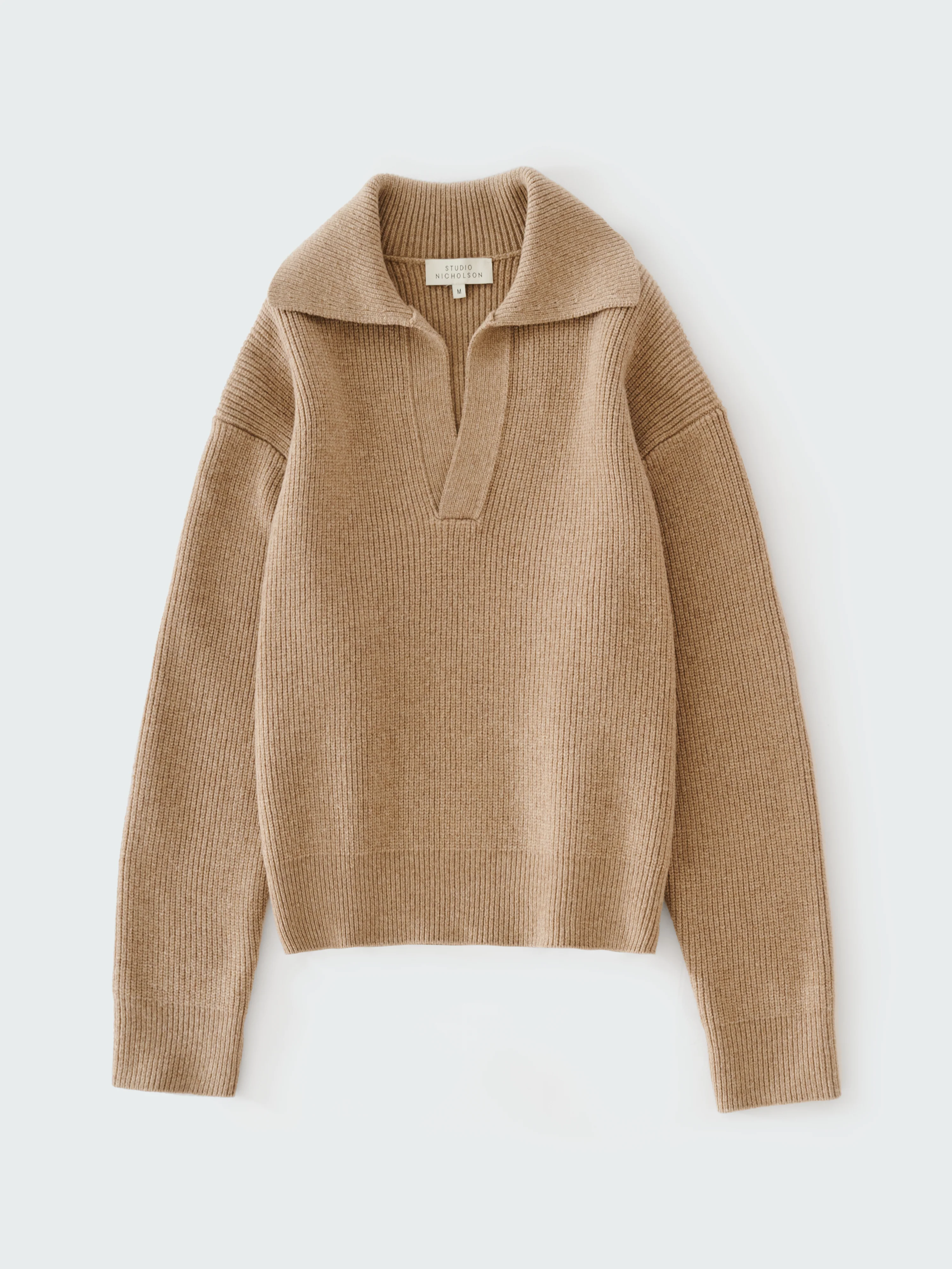 Nash Knit Polo in Oatmeal - Image 8