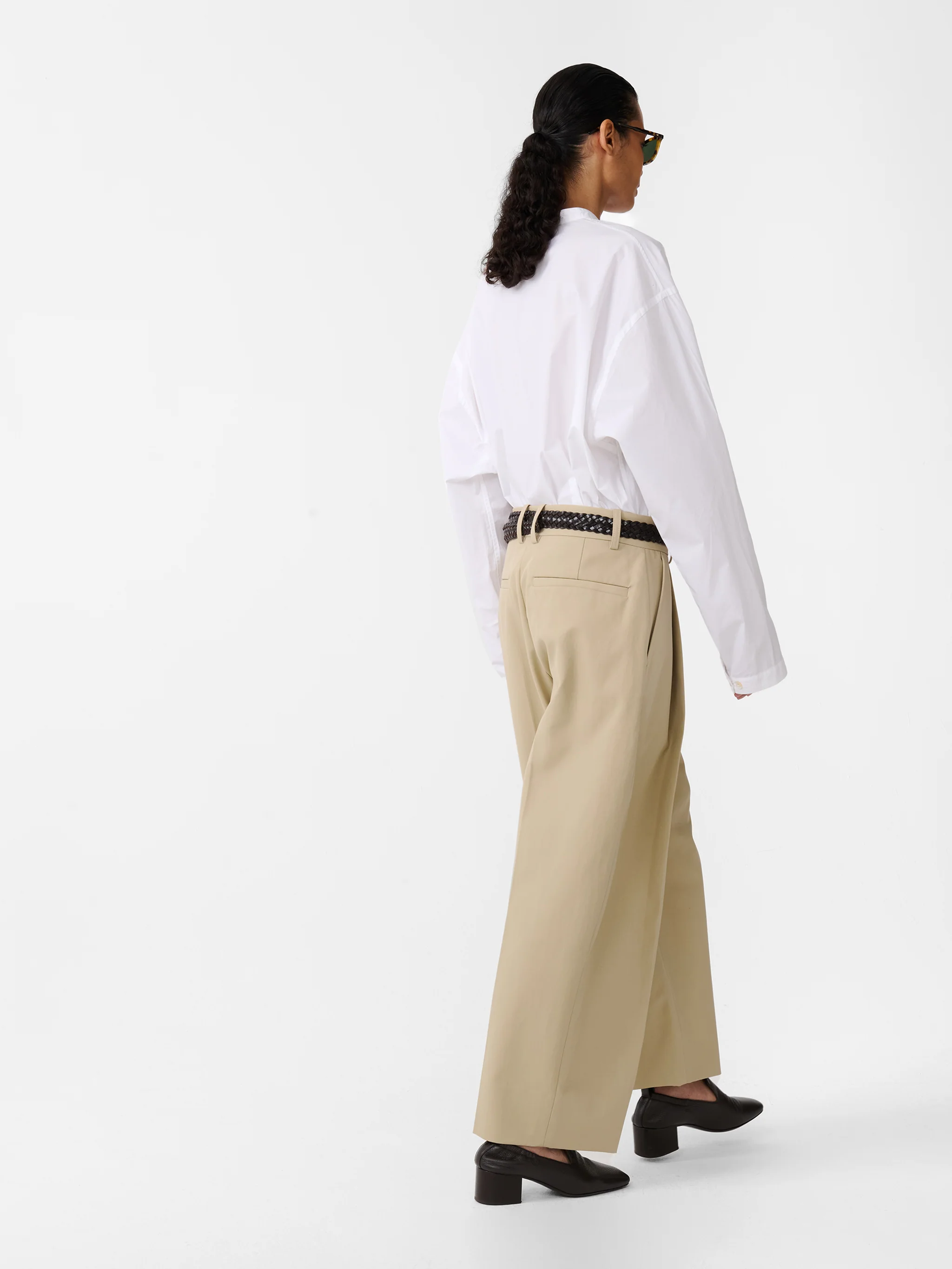 Nasser Pant in Sand - Image 2