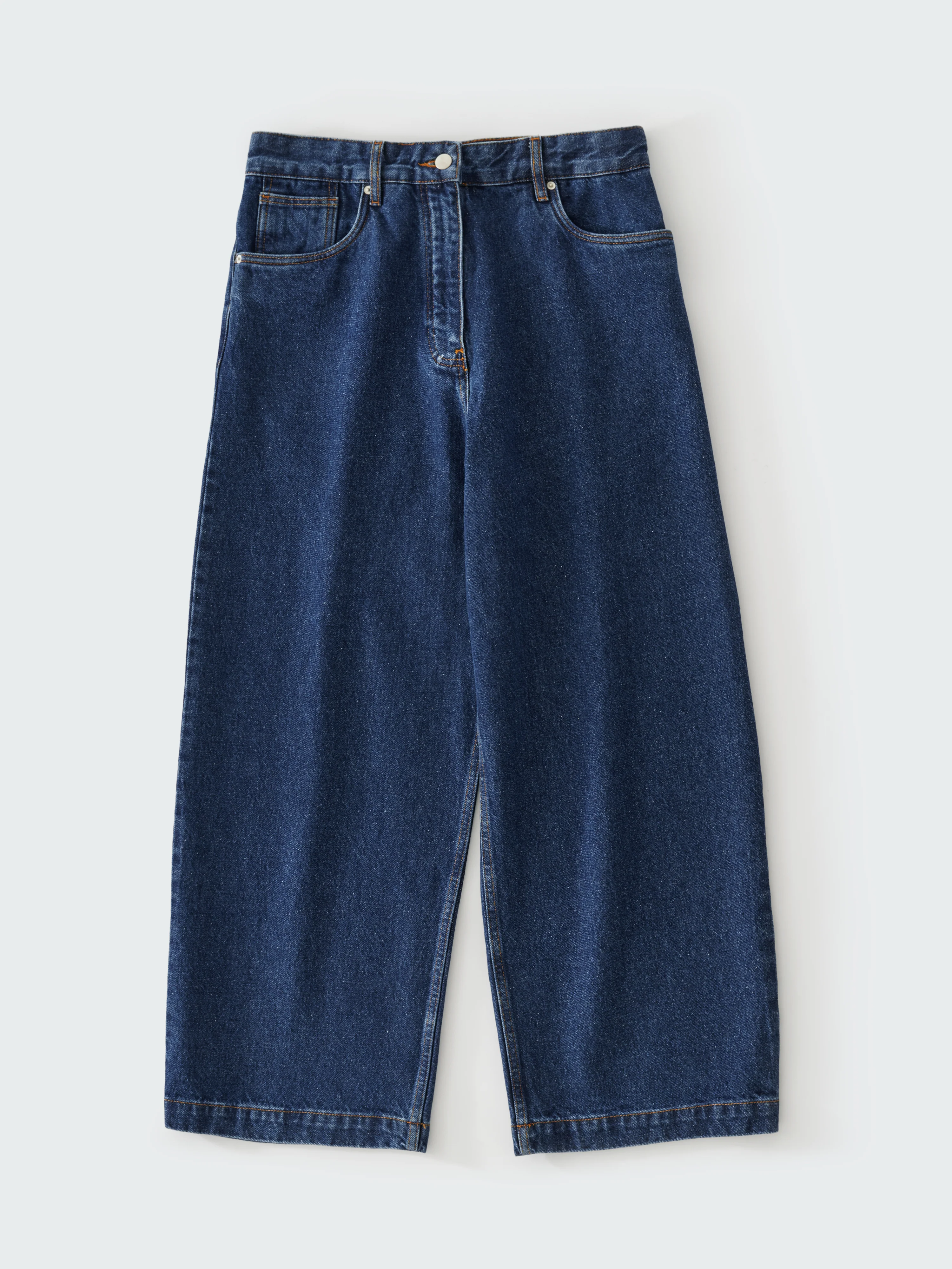 Neive Wide Leg Denim Pant in Indigo Wash - Image 8