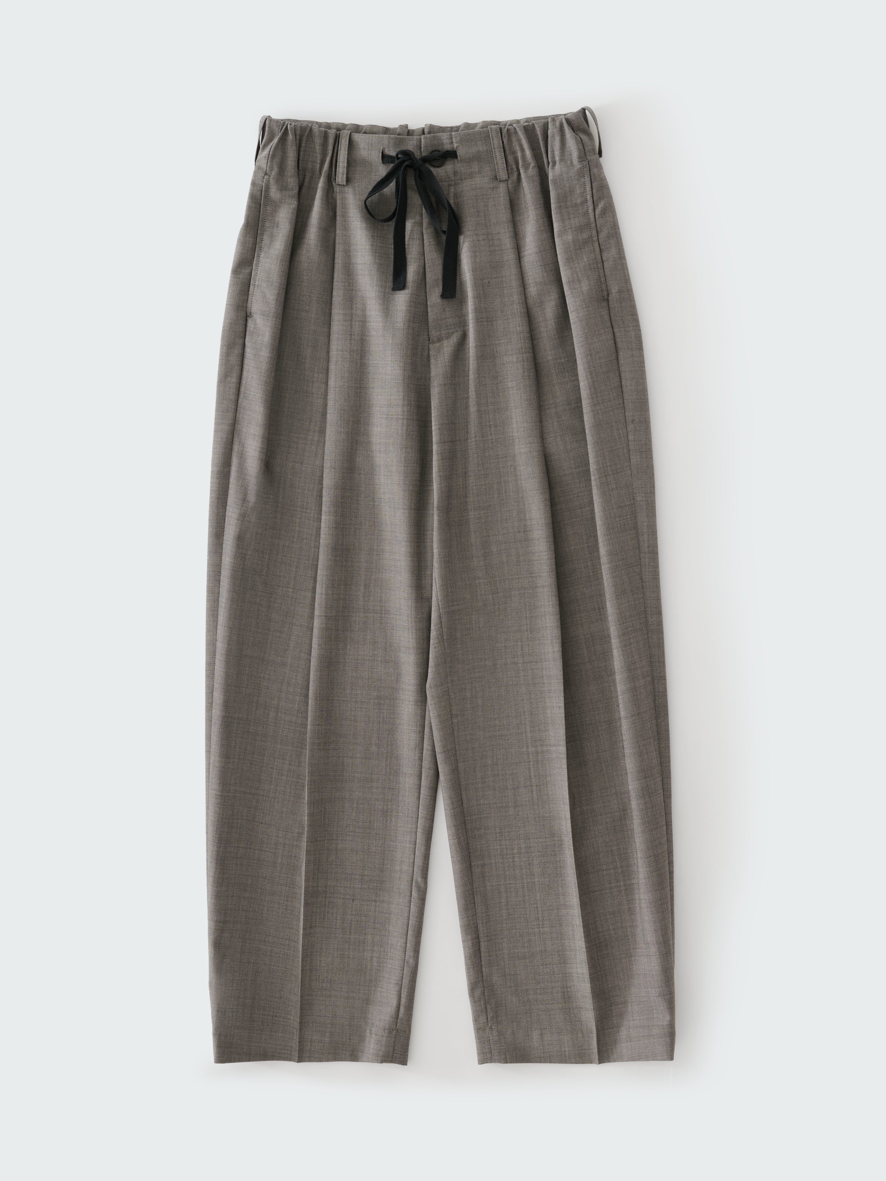 Noam Drawstring Pant in Warm Grey - Image 8