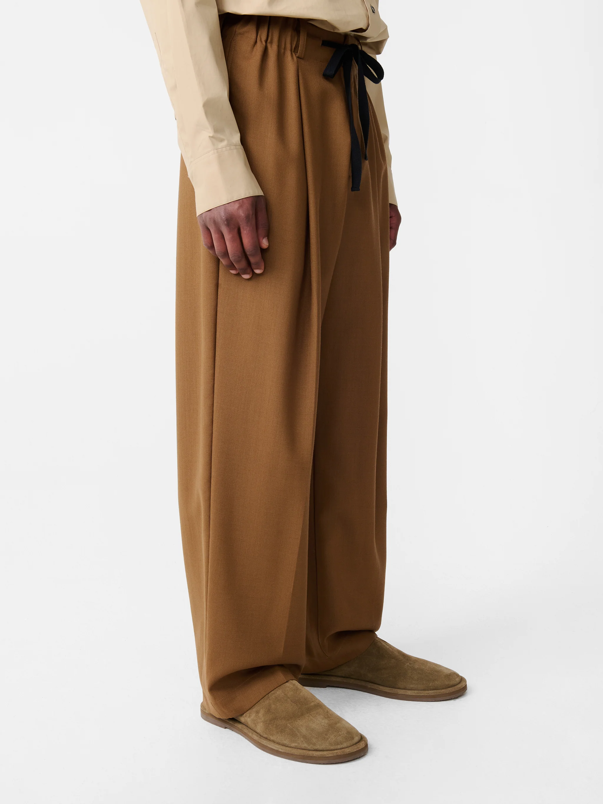 Noam Heritage Wool Pant in Tobacco - Image 5