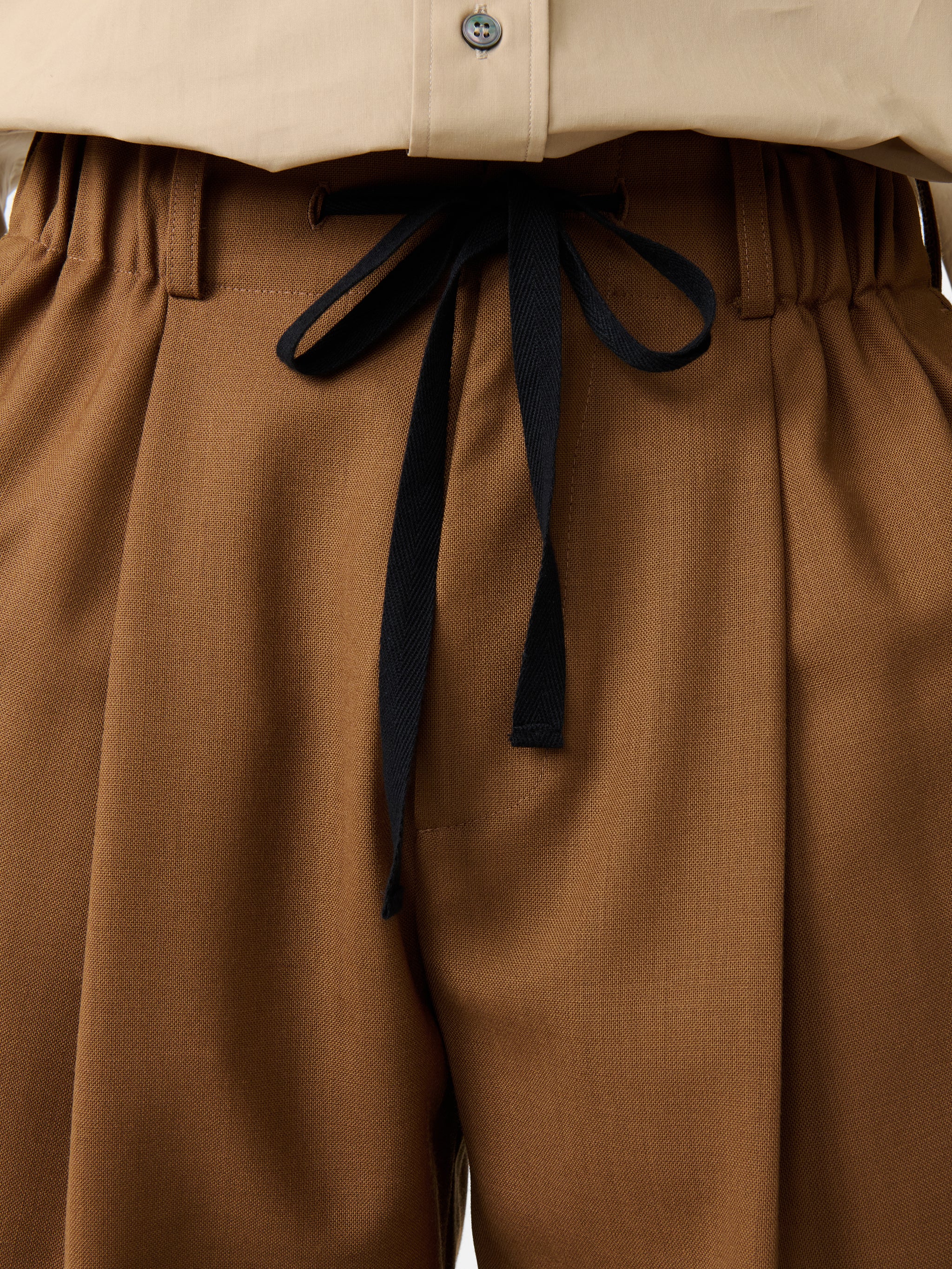 Noam Heritage Wool Pant in Tobacco - Image 7