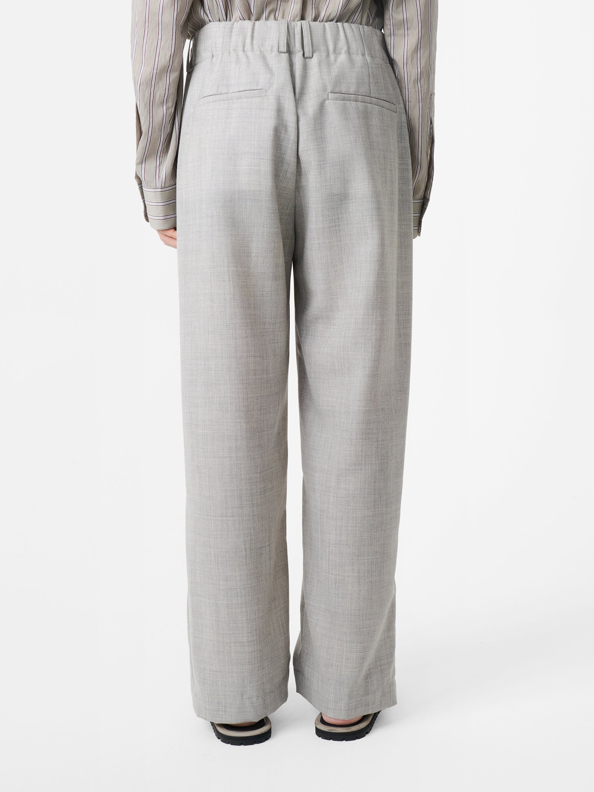 Noam Tropical Wool Pant in Ice Melange - Image 8