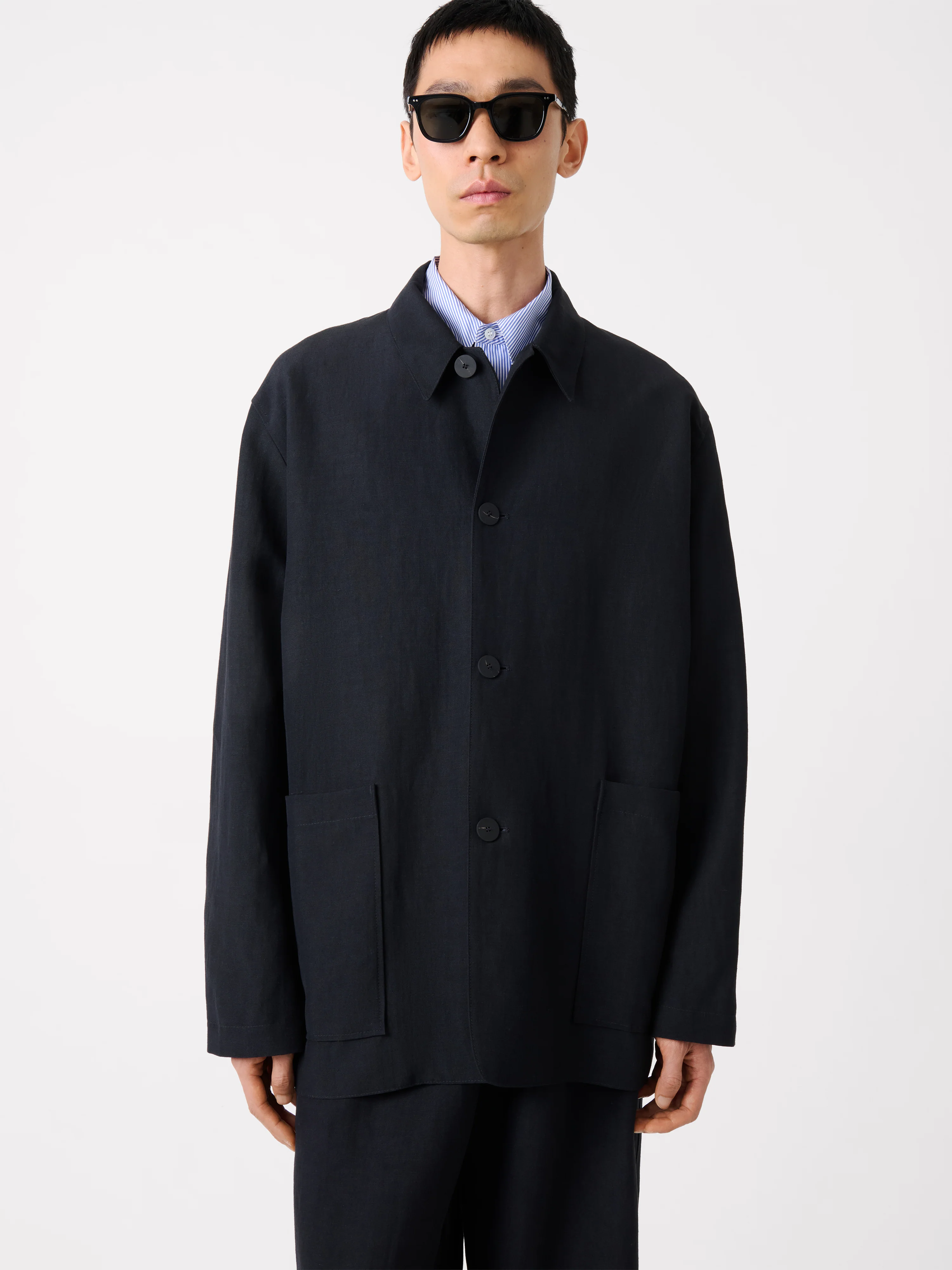 Nopi Jacket in Darkest Navy - Image 3