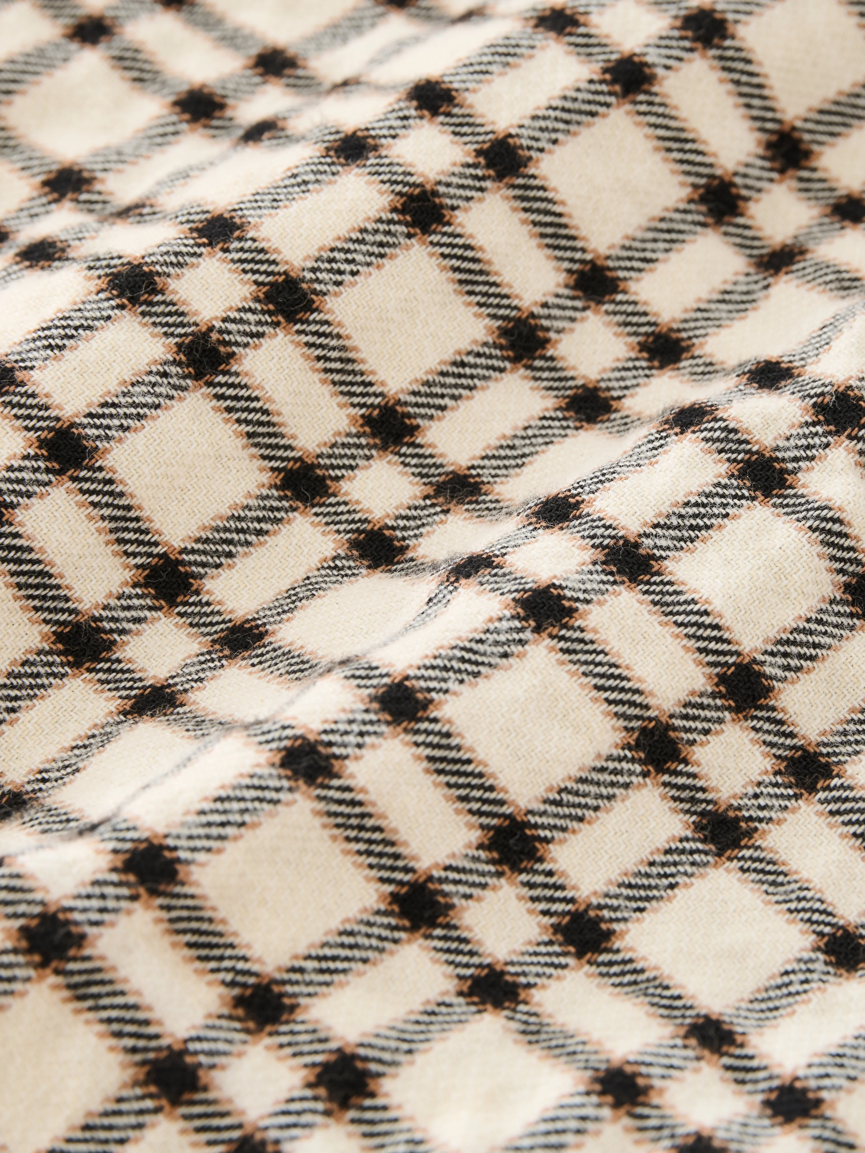 Nostra Shirt in Canvas / Black Check - Image 7