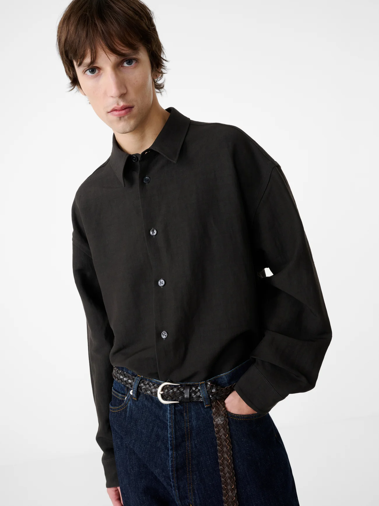 Nostra Shirt in Coal - Image 6