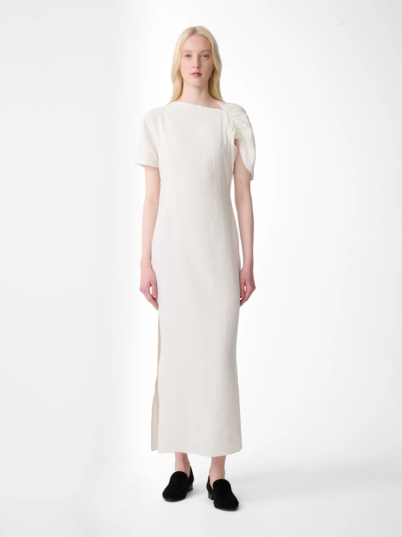 Palaestra Dress in Dove - Image 2