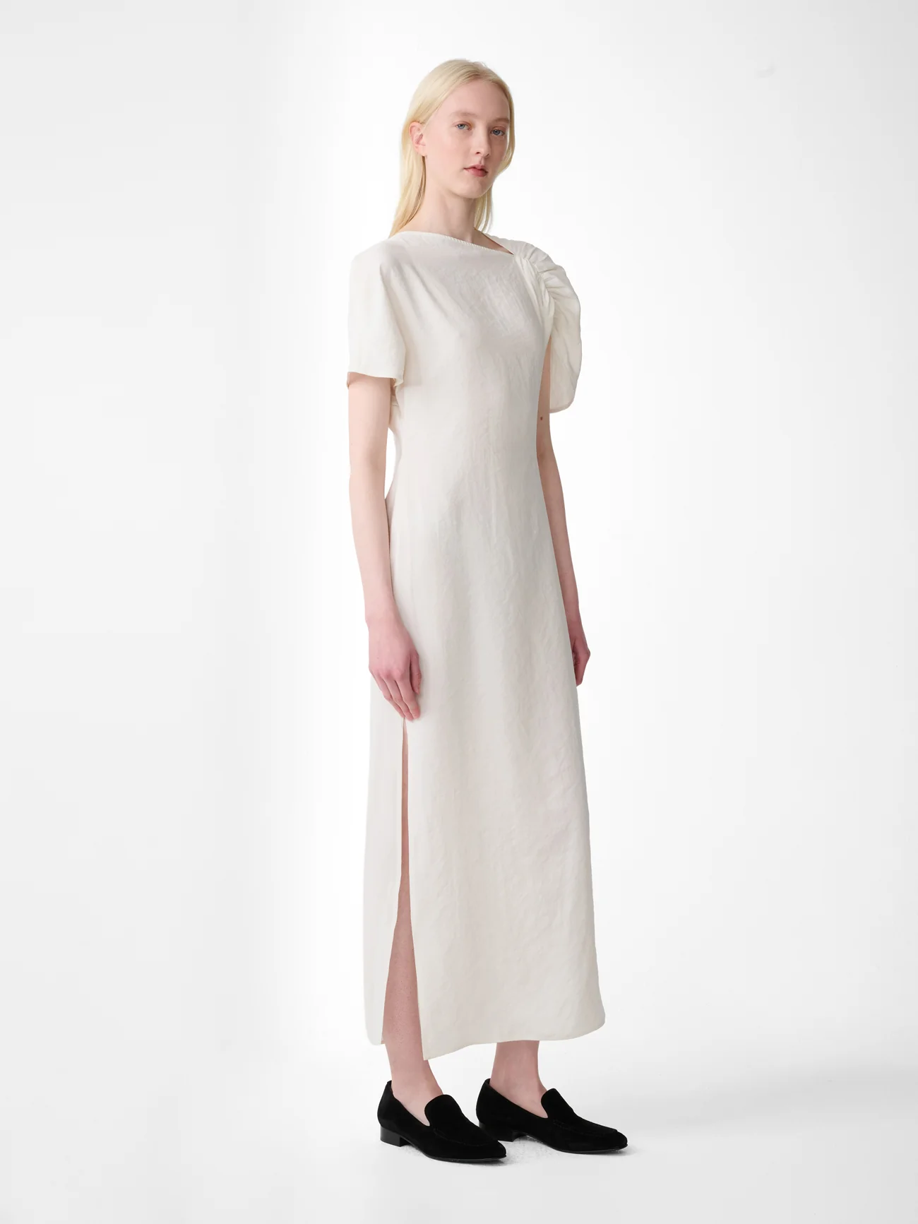 Palaestra Dress in Dove - Image 4