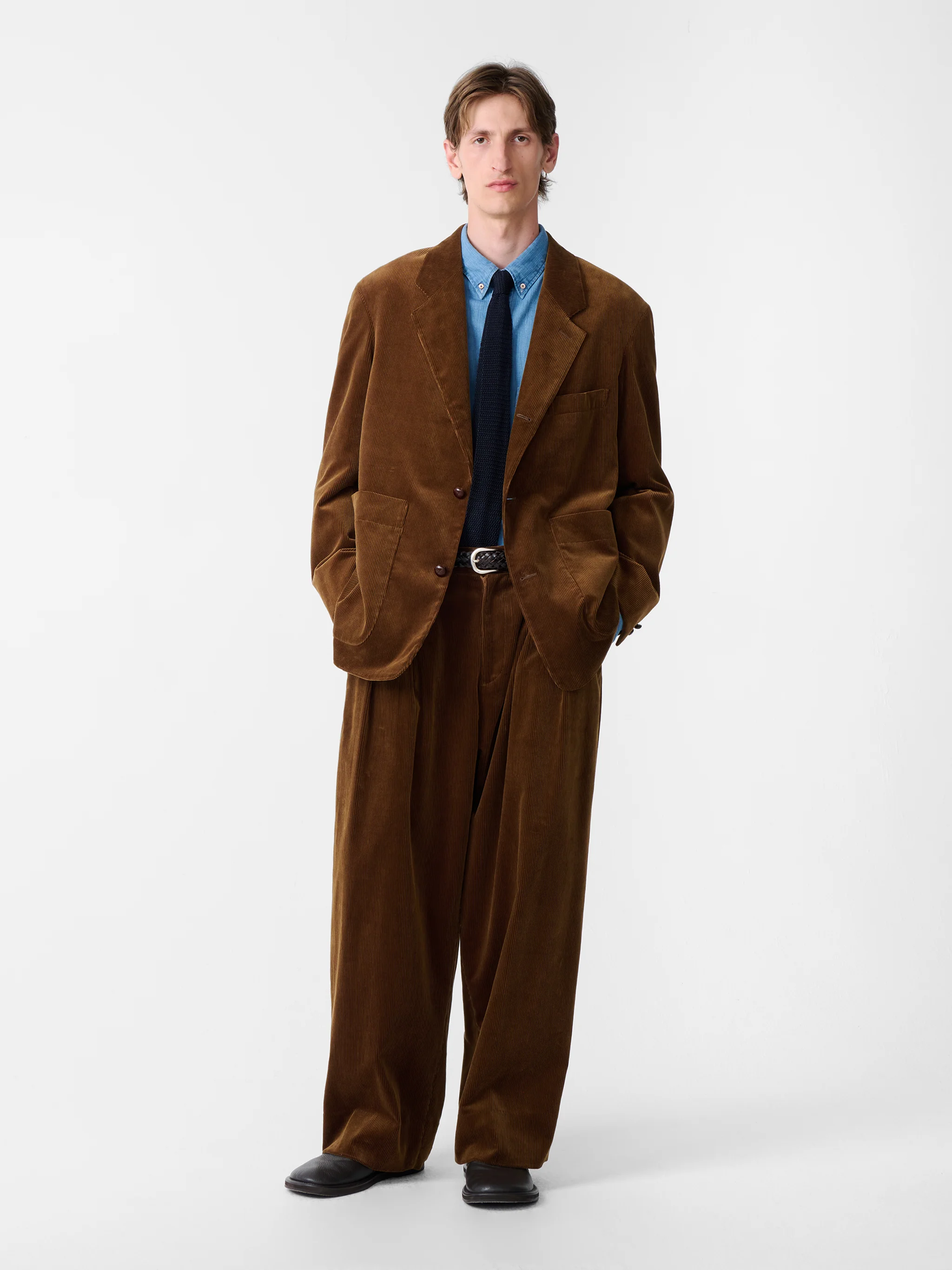 SN X BEAMS Plus Paul Corduroy Jacket in Toffee - Image 2