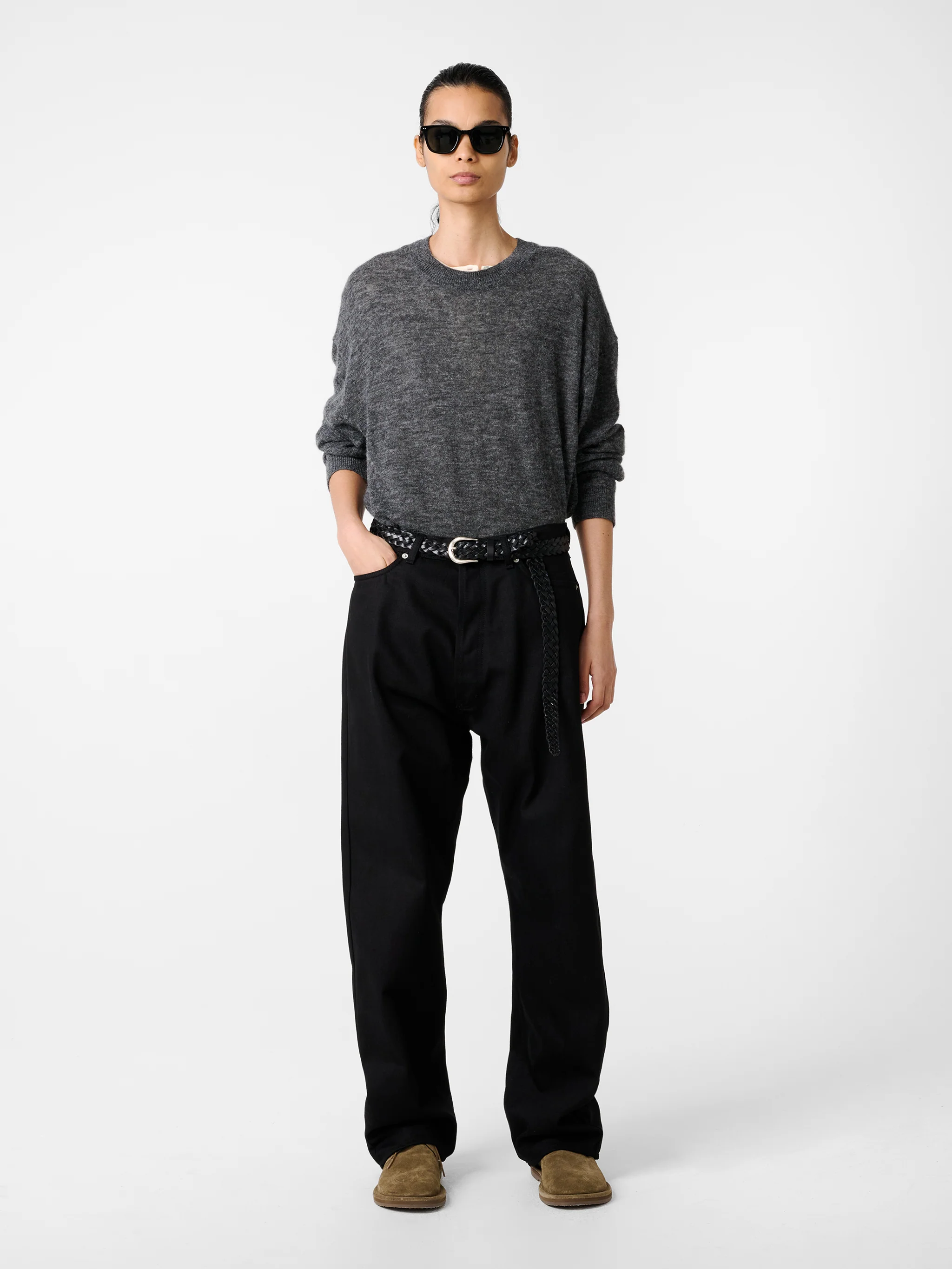 Picco Knit in Charcoal Marl