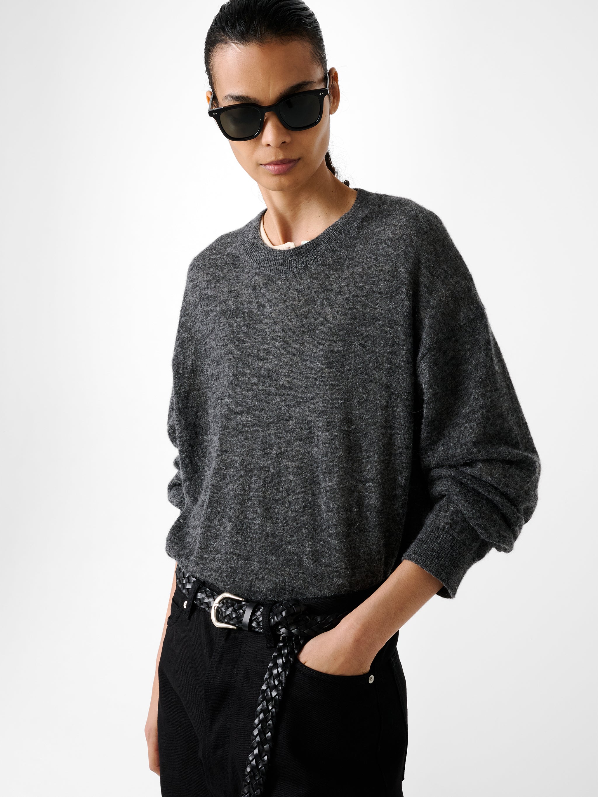 Picco Knit in Charcoal Marl - Image 10