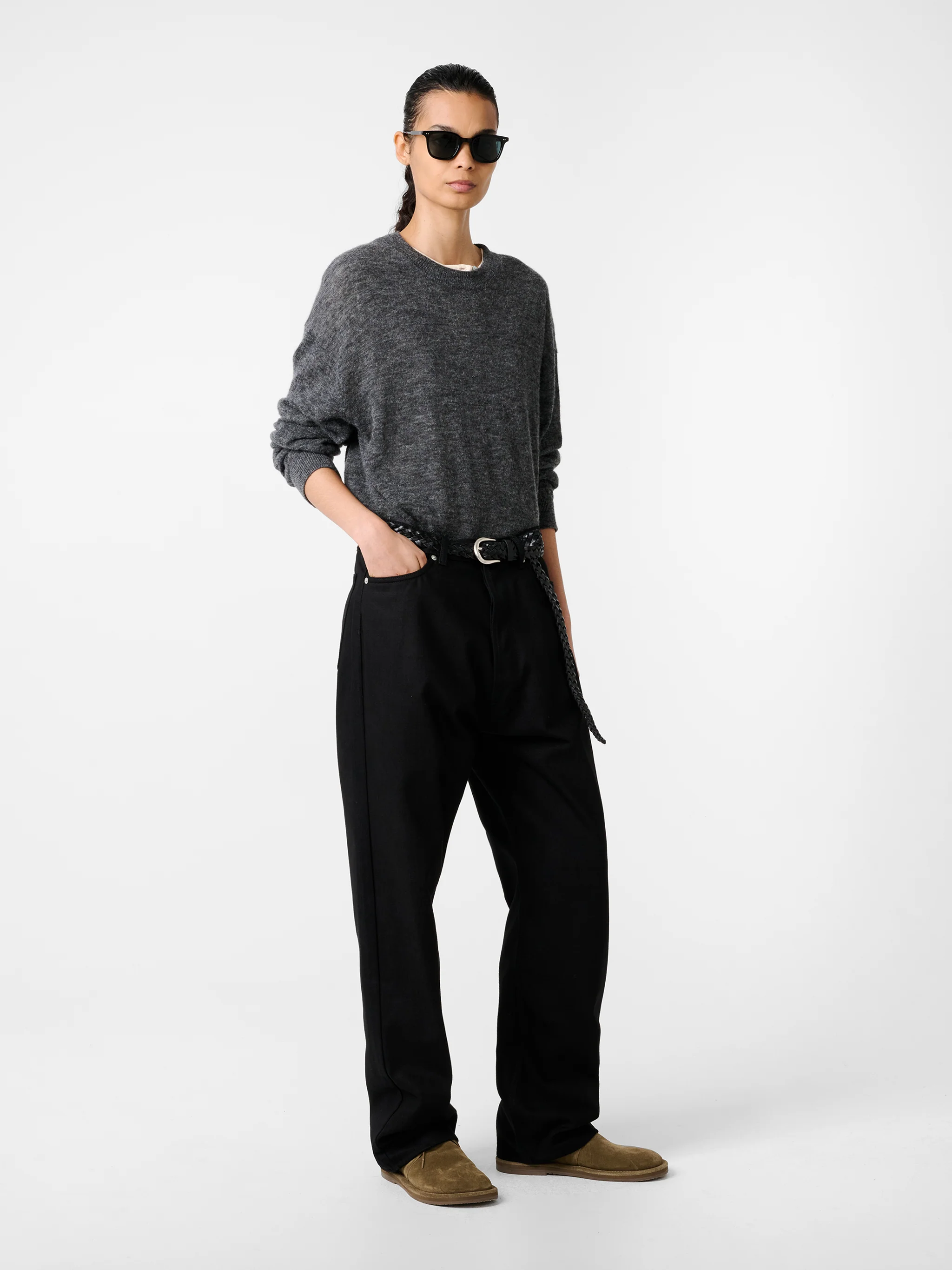 Picco Knit in Charcoal Marl - Image 4