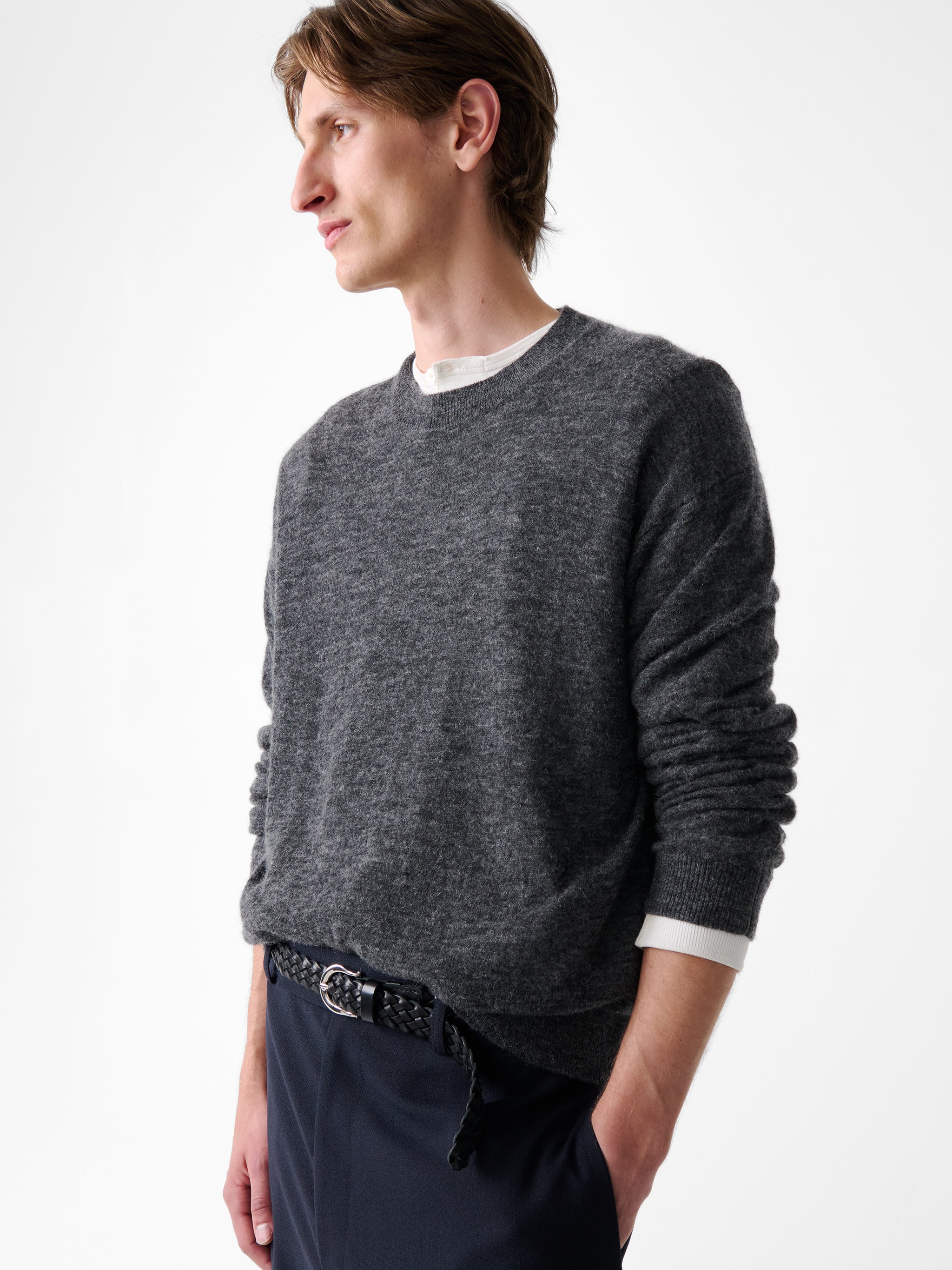 Picco Knit in Charcoal Marl - Image 7