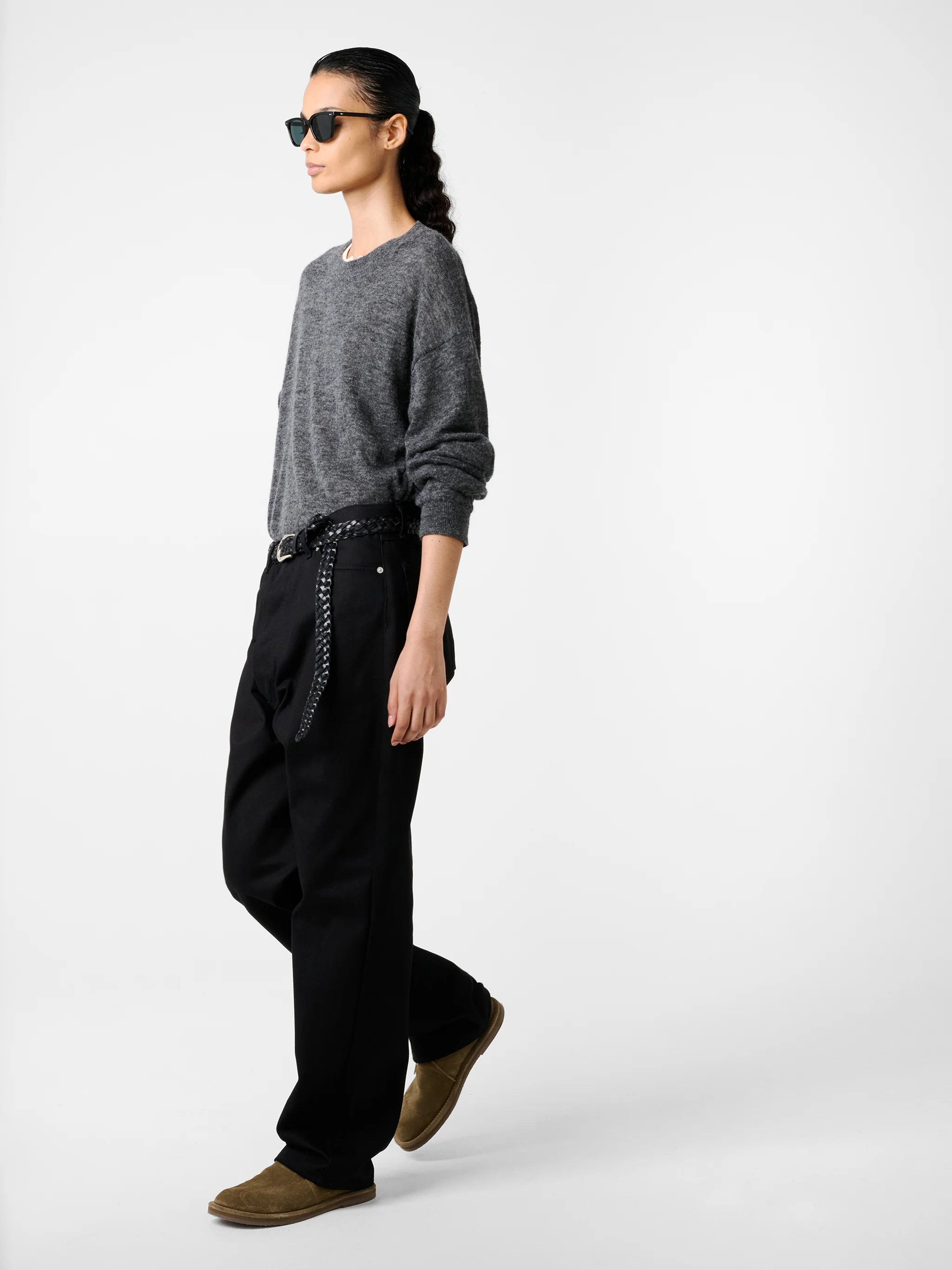 Picco Knit in Charcoal Marl - Image 8