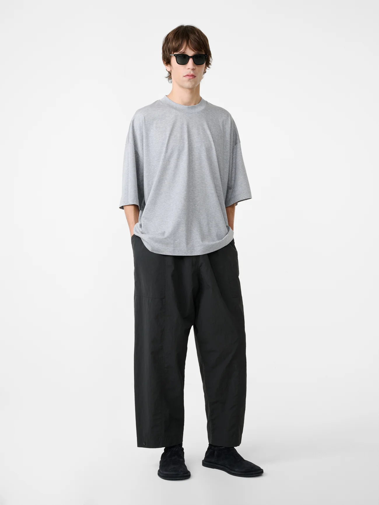 Piu T-Shirt in Grey Marl - Image 4