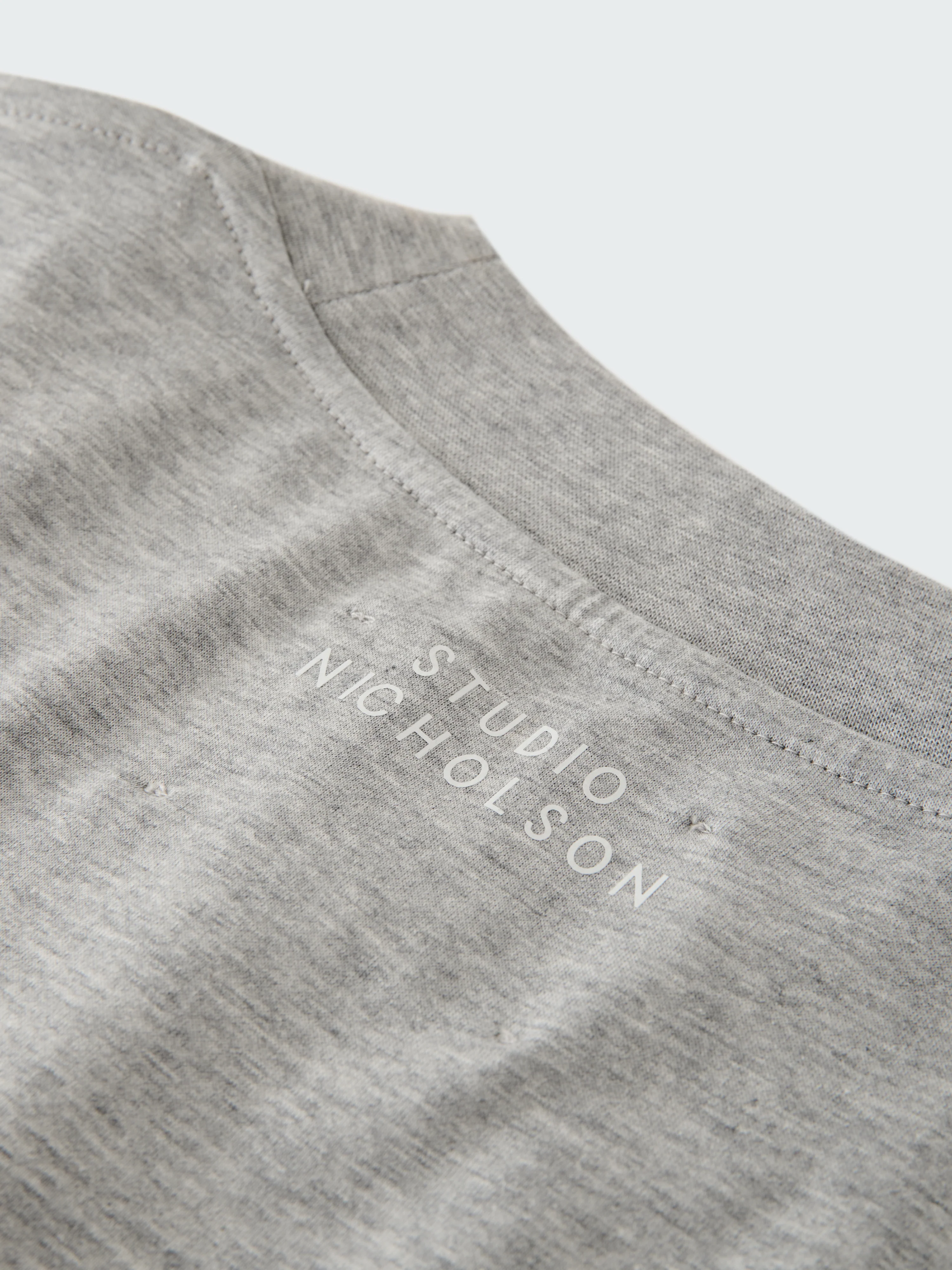 Piu T-Shirt in Grey Marl - Image 6