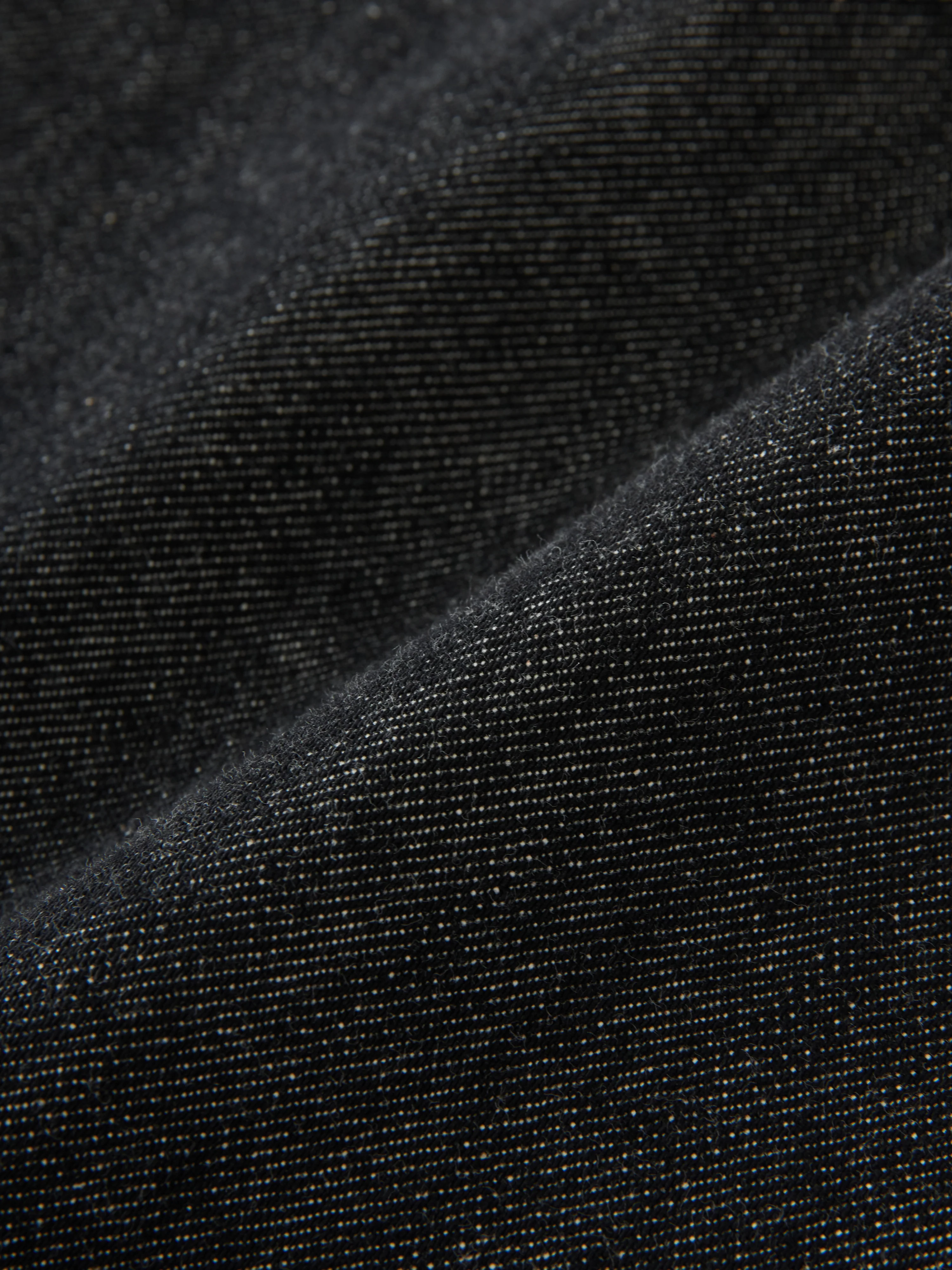 Puch Italian Wide Leg Denim Pant in Black - Image 9