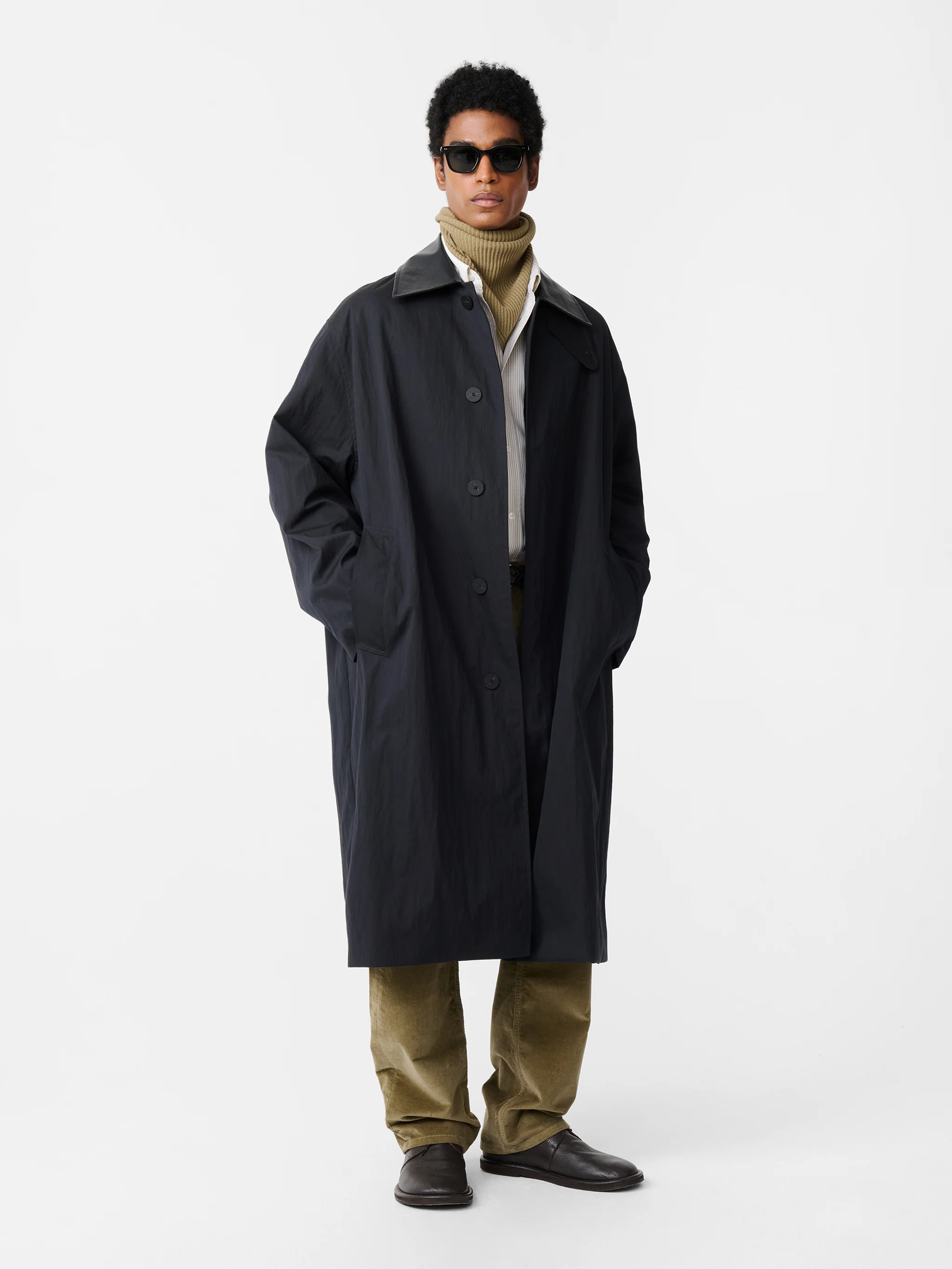 Revere Trench in Washed Black - Image 3