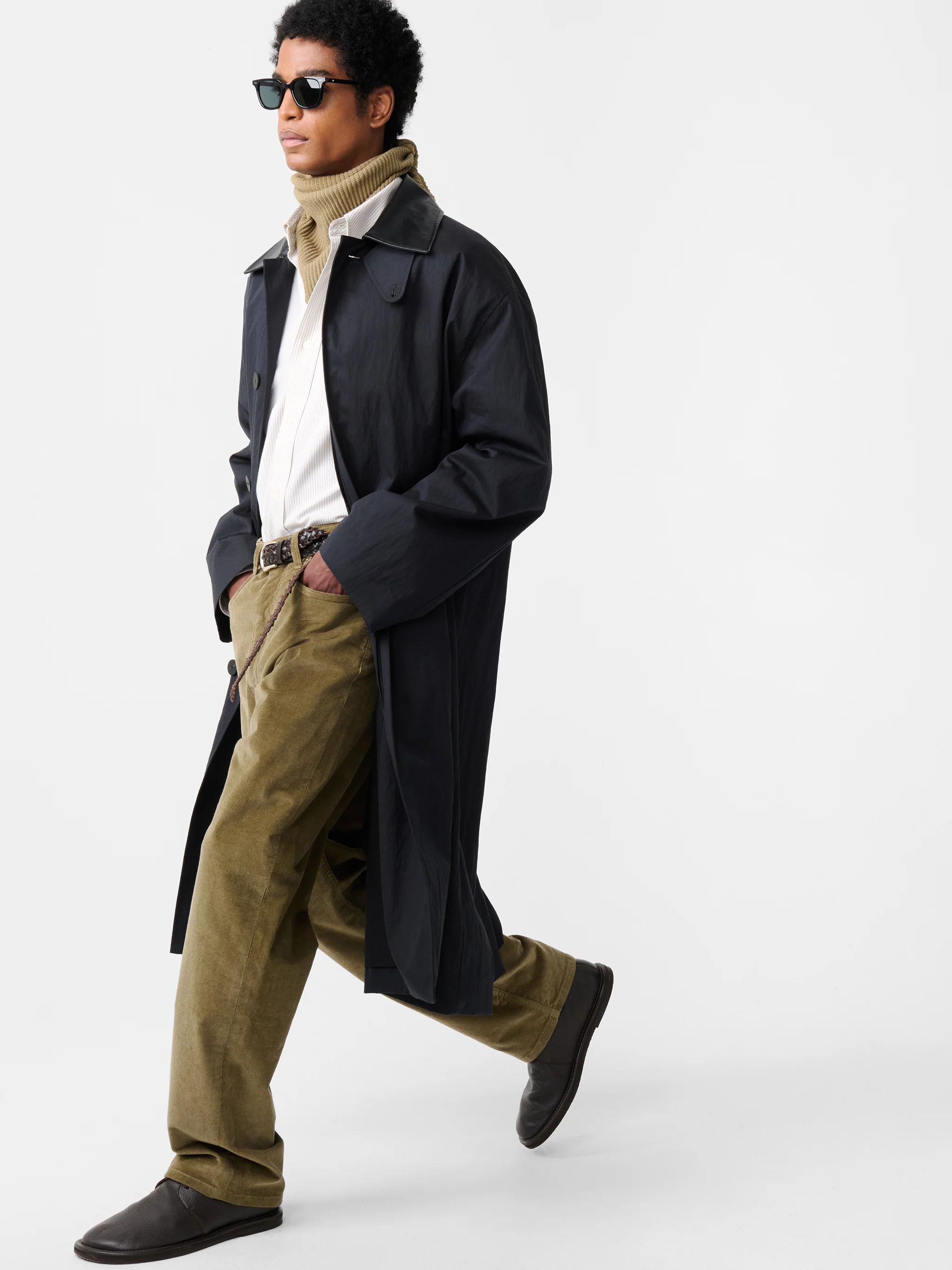 Revere Trench in Washed Black - Image 5