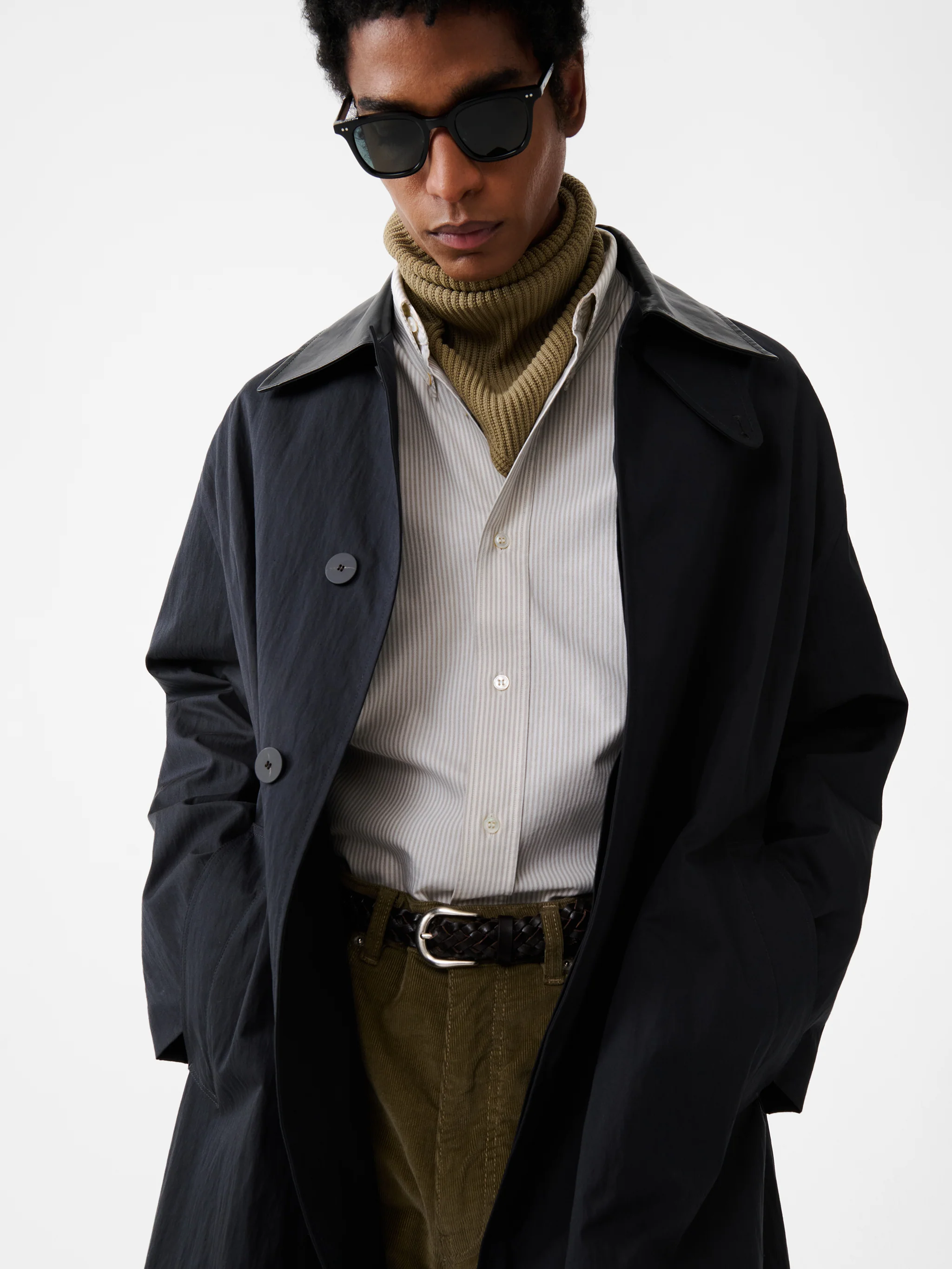 Revere Trench in Washed Black - Image 6