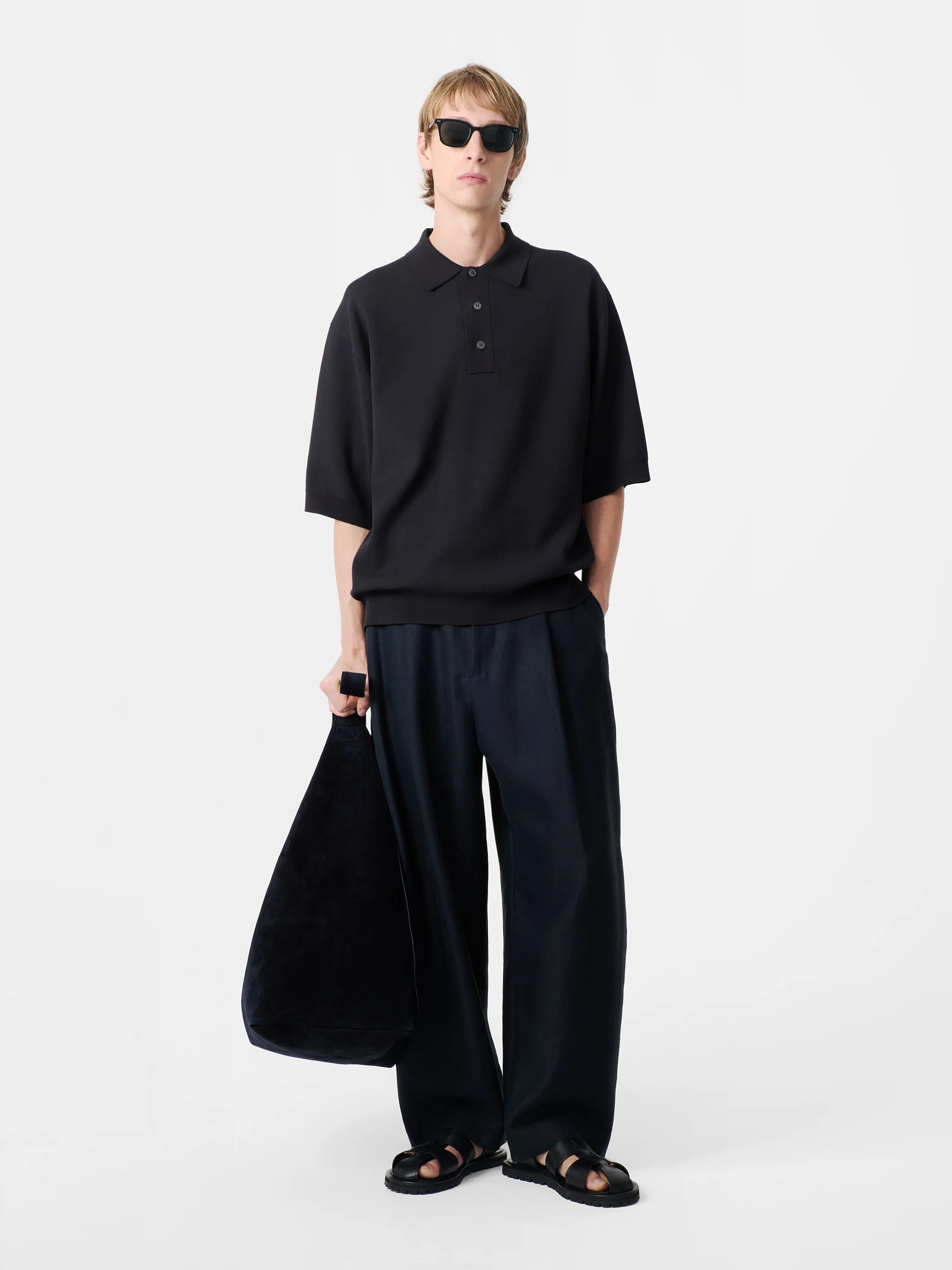 Rico Knit in Darkest Navy - Image 2
