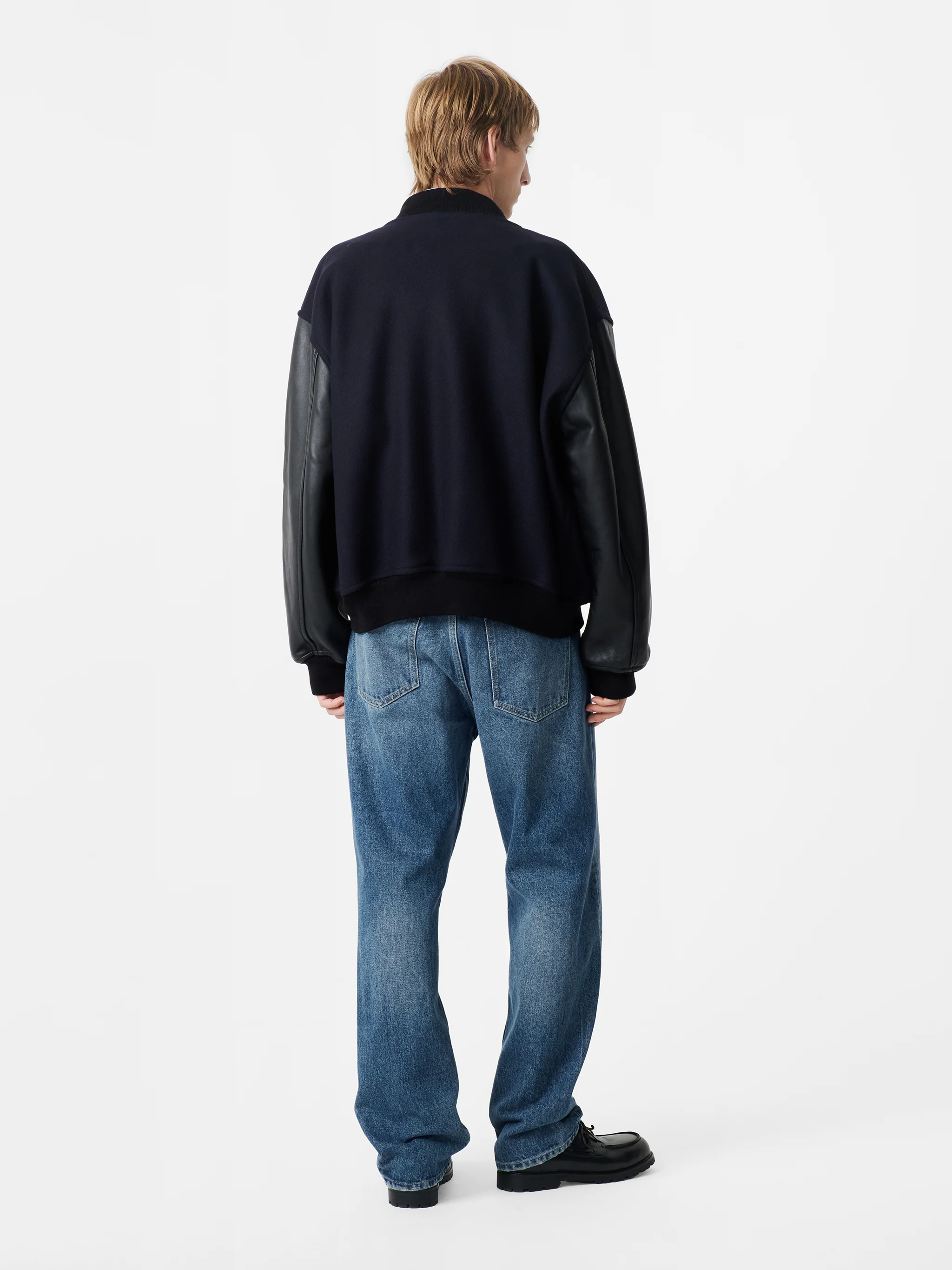 Riso Straight Leg Denim Pant in Worn Wash Indigo - Image 6