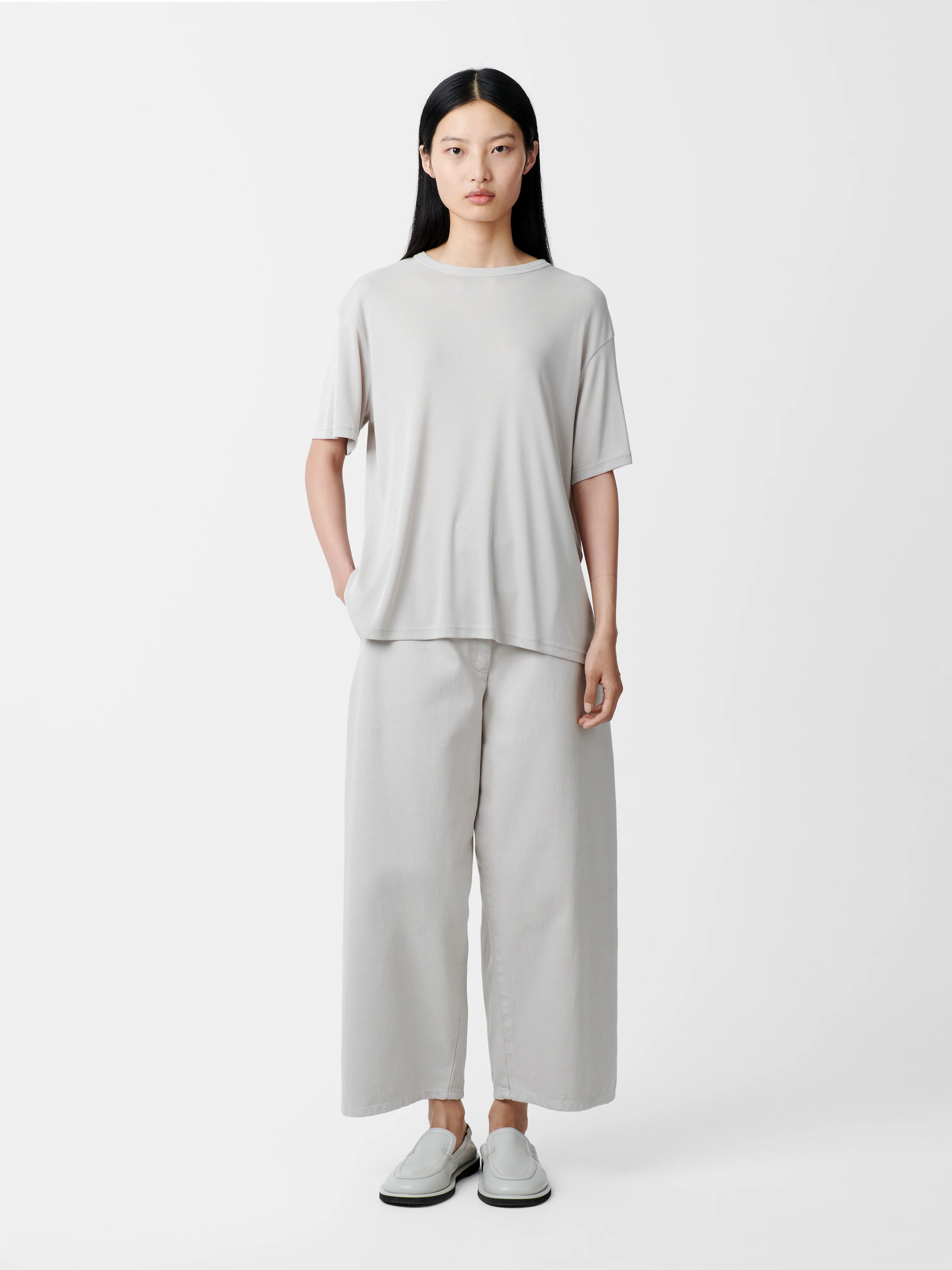 Rond T-shirt in Bone Grey - Image 2