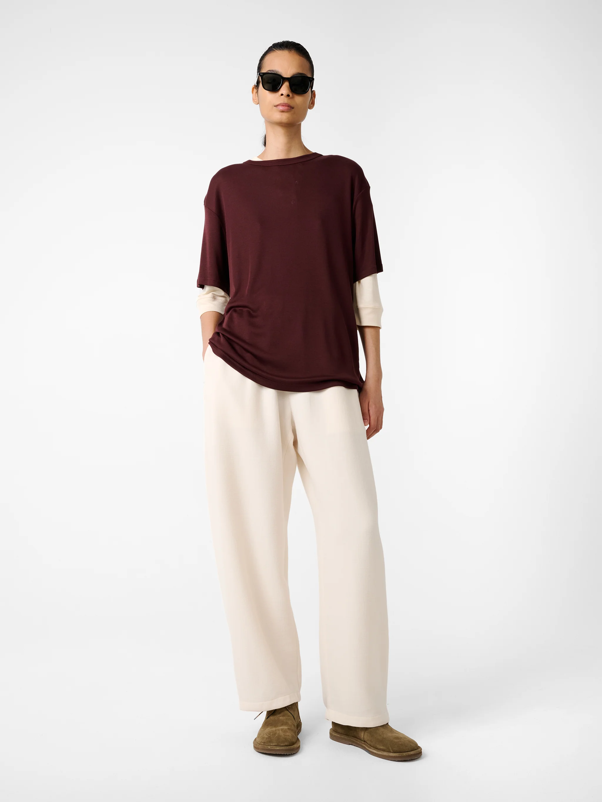 Rond T-Shirt in Rouge - Image 4