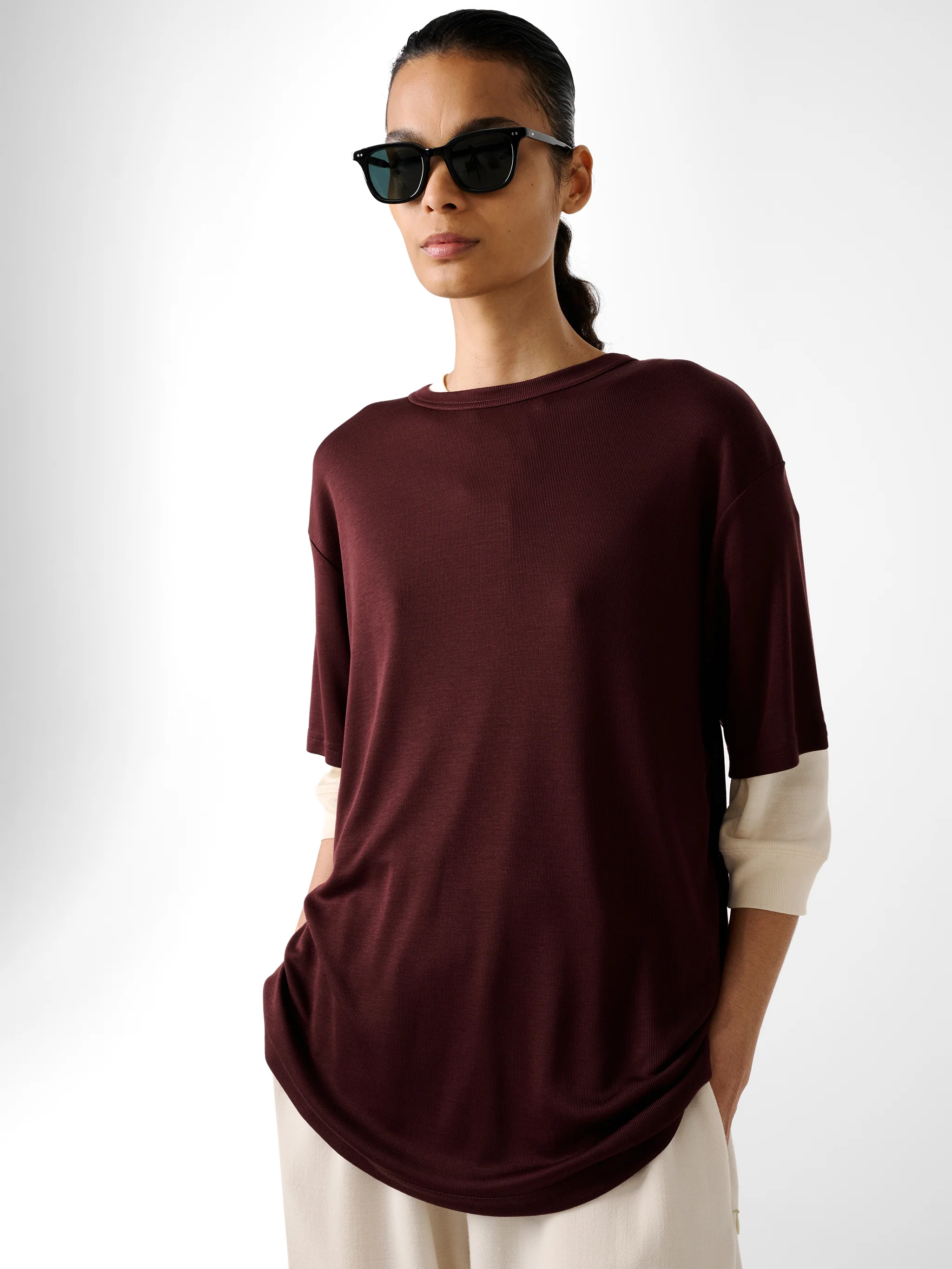 Rond T-Shirt in Rouge - Image 5