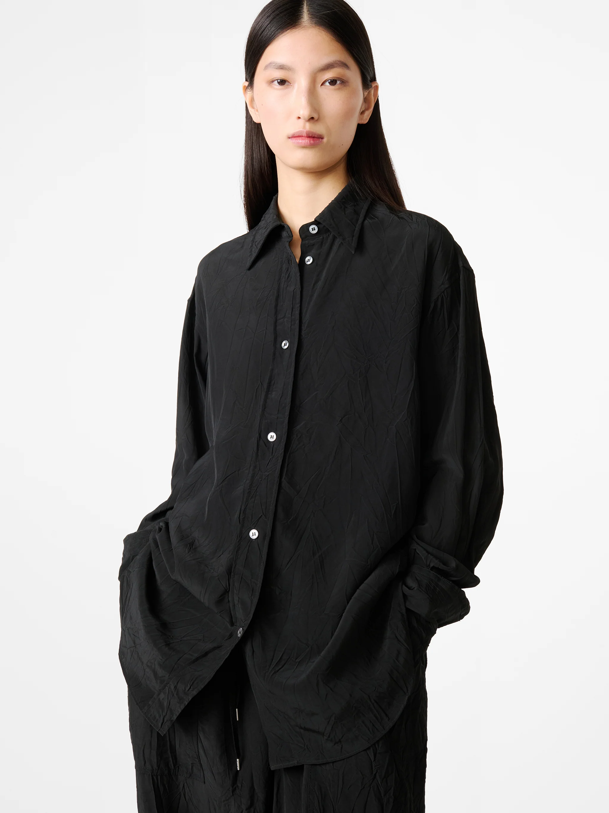 Rouen Shirt in Black - Image 3