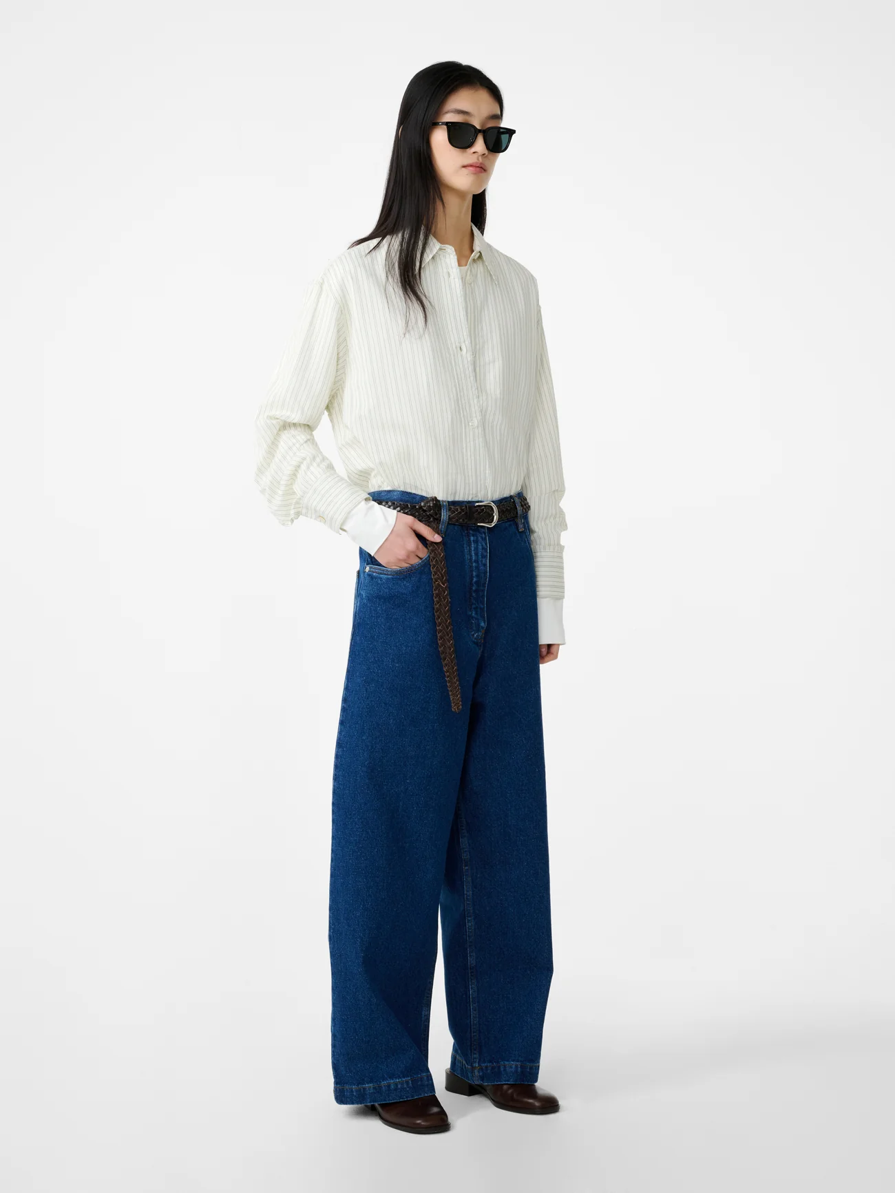 Rouen Shirt in Parchment Stripe - Image 3