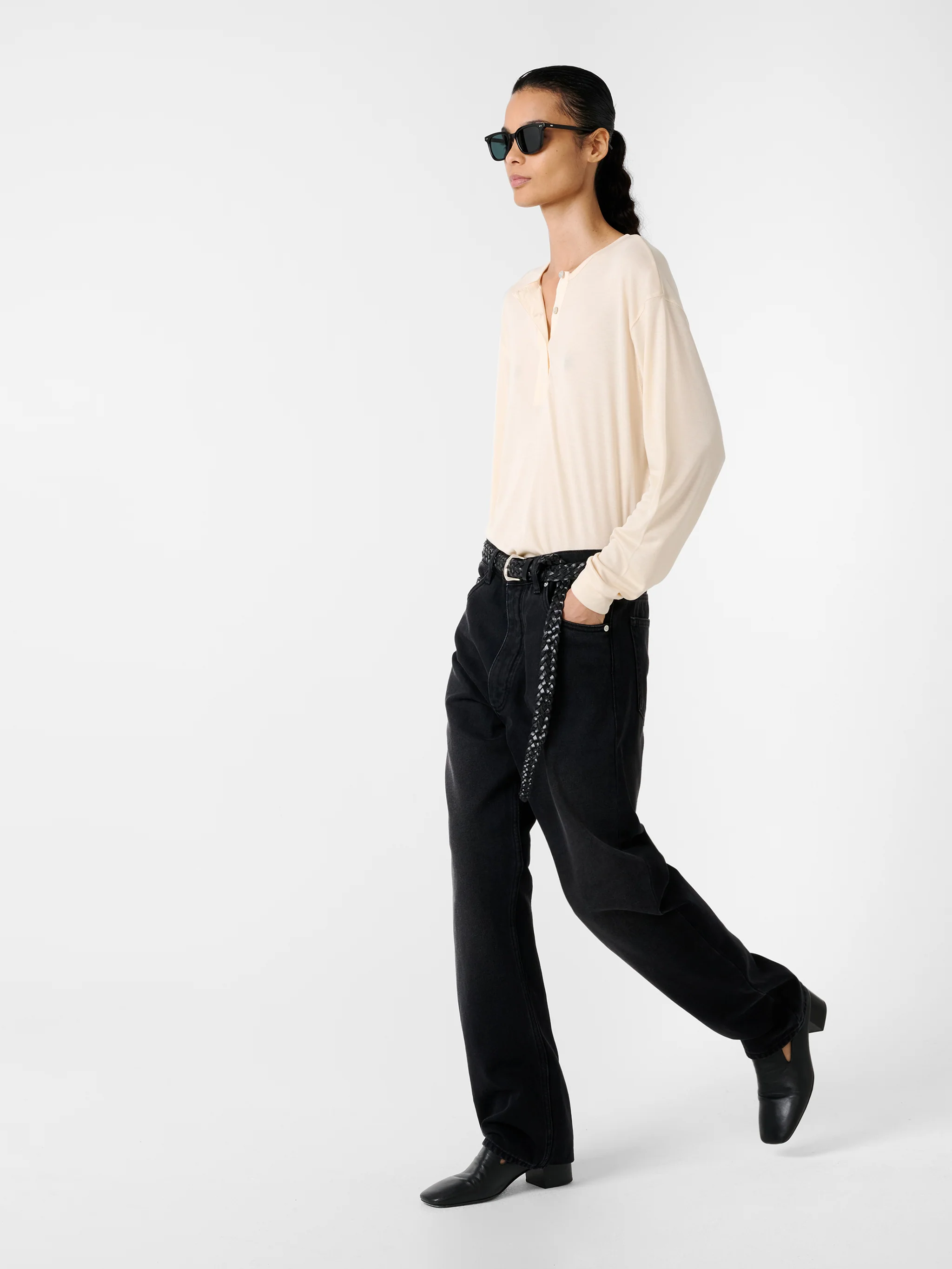 Rutas Long Sleeve Jersey in Canvas - Image 4