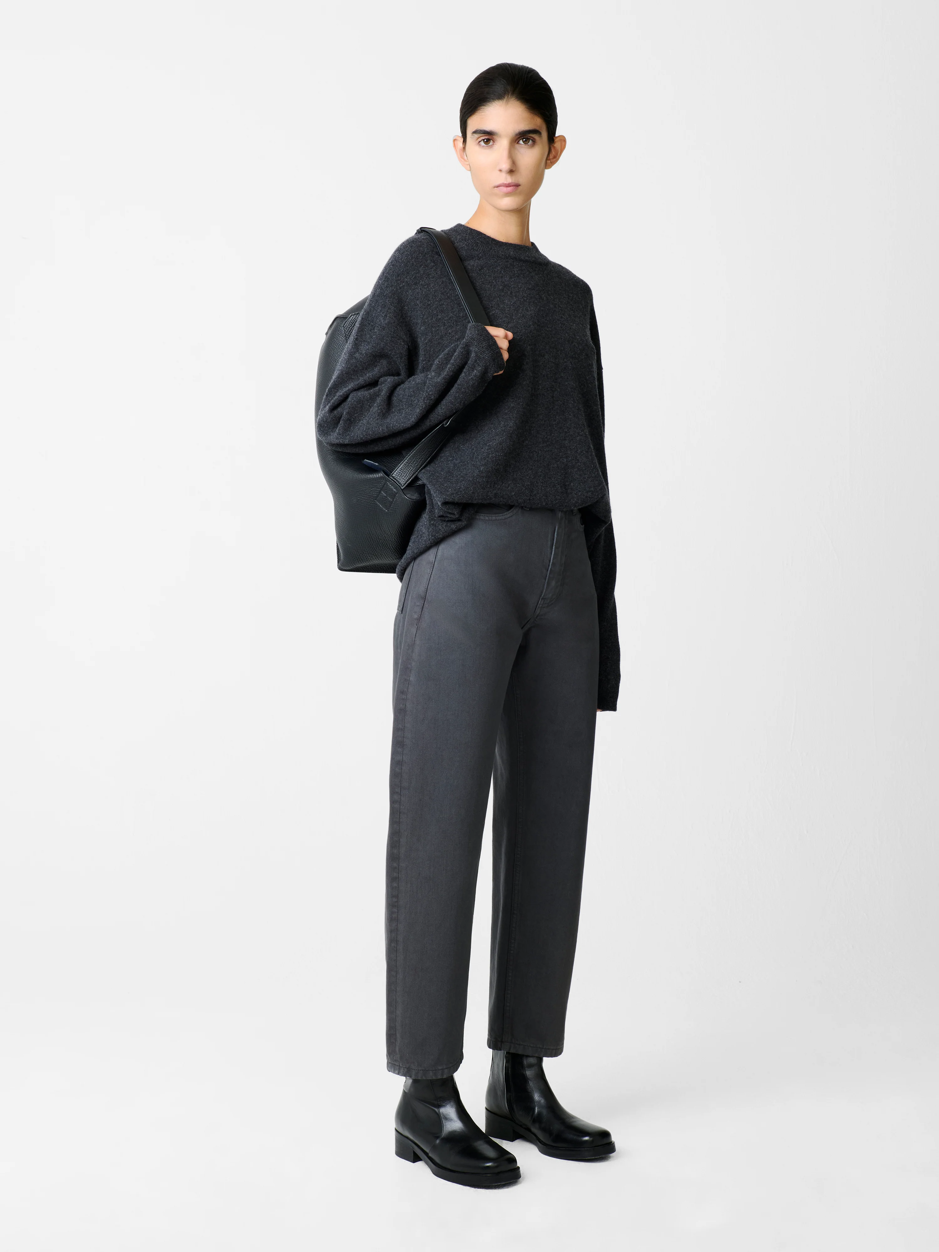 Ruthe Denim Pant in Tarmac - Image 2