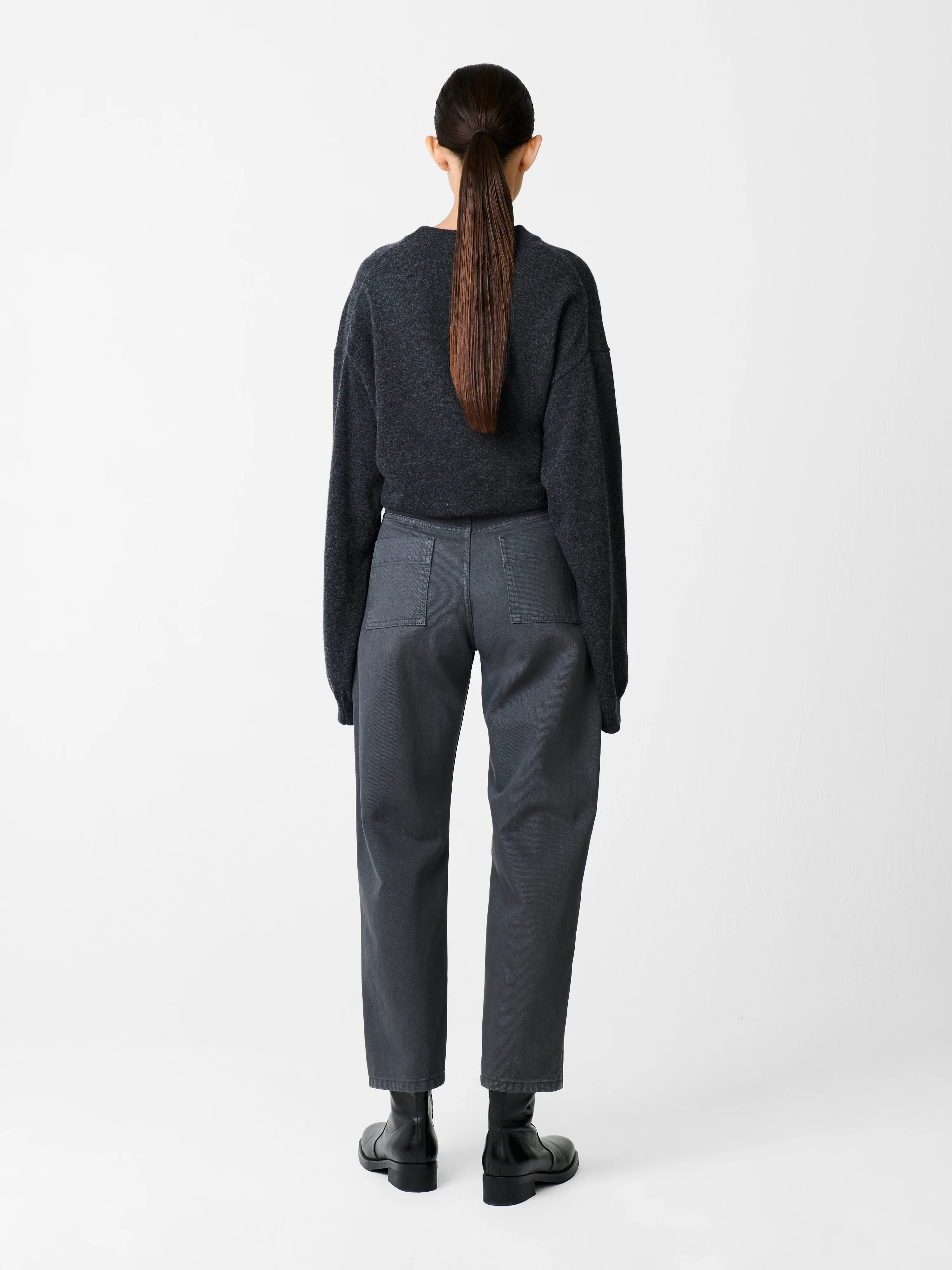 Ruthe Denim Pant in Tarmac - Image 3