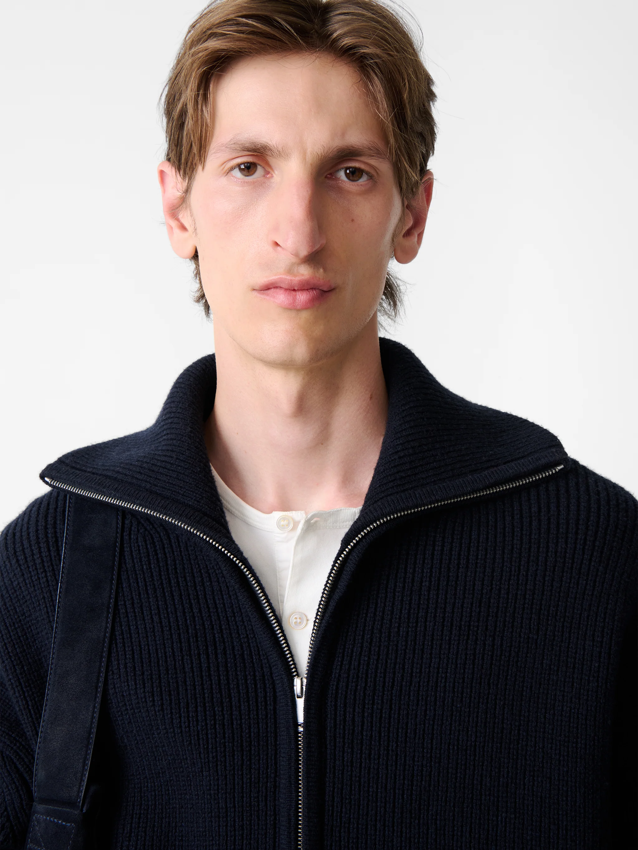 Sandos Knit in Darkest Navy - Image 7